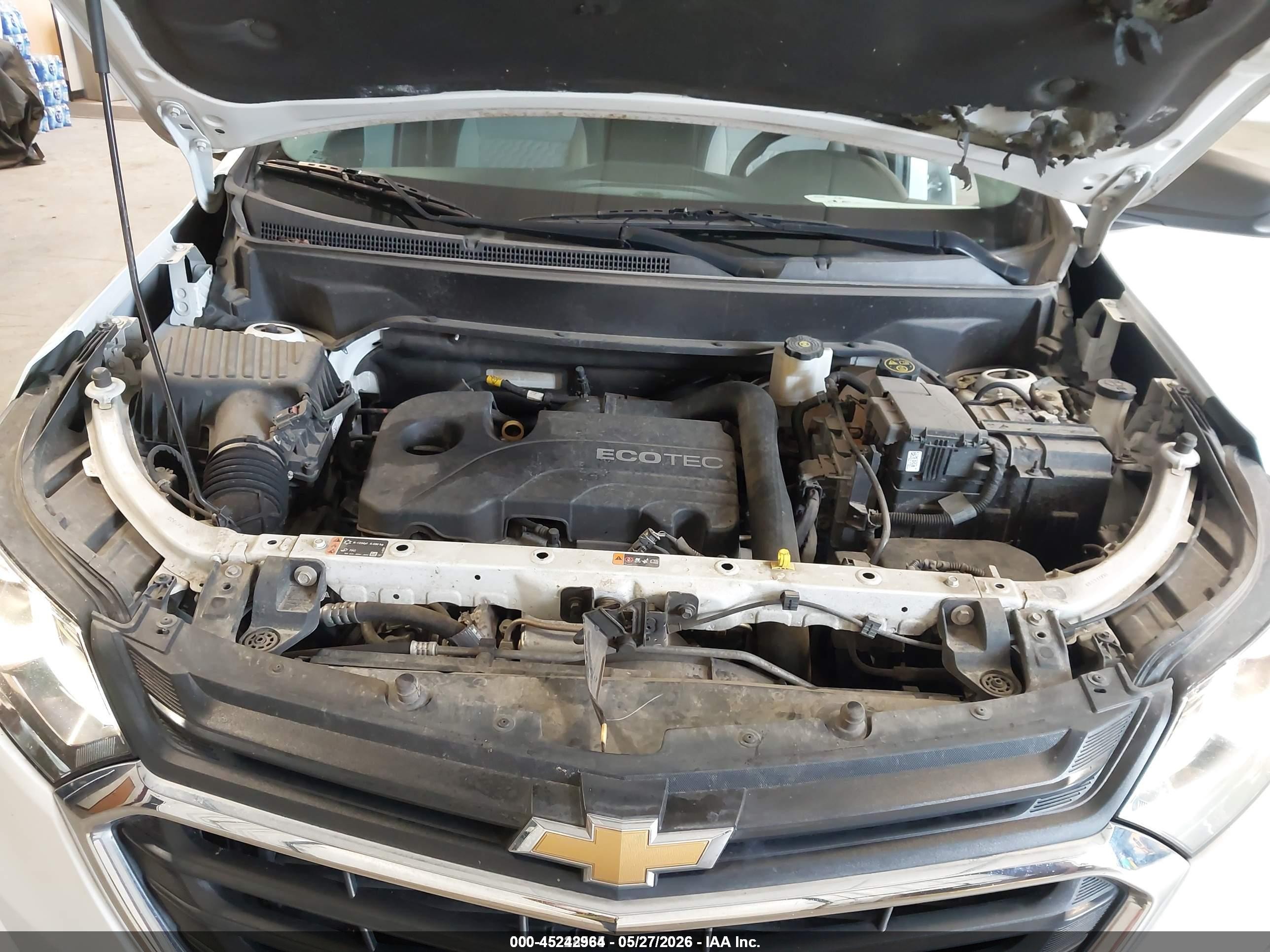 2020 Chevrolet Equinox Awd Ls White vin: 3GNAXSEV5LS629919