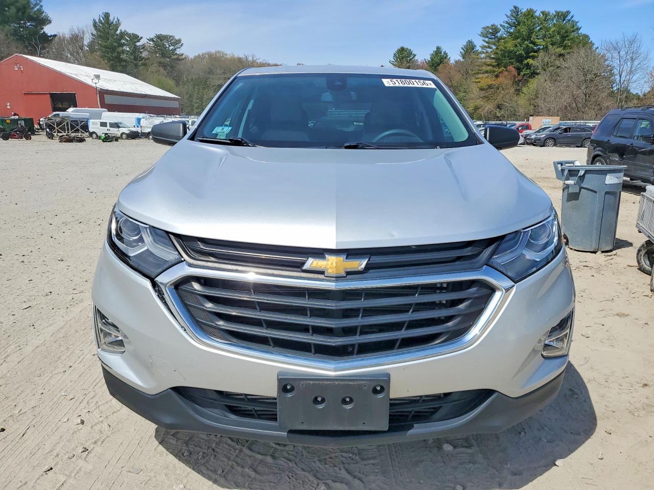2021 Chevrolet Equinox Ls Silver vin: 3GNAXSEV5MS164642