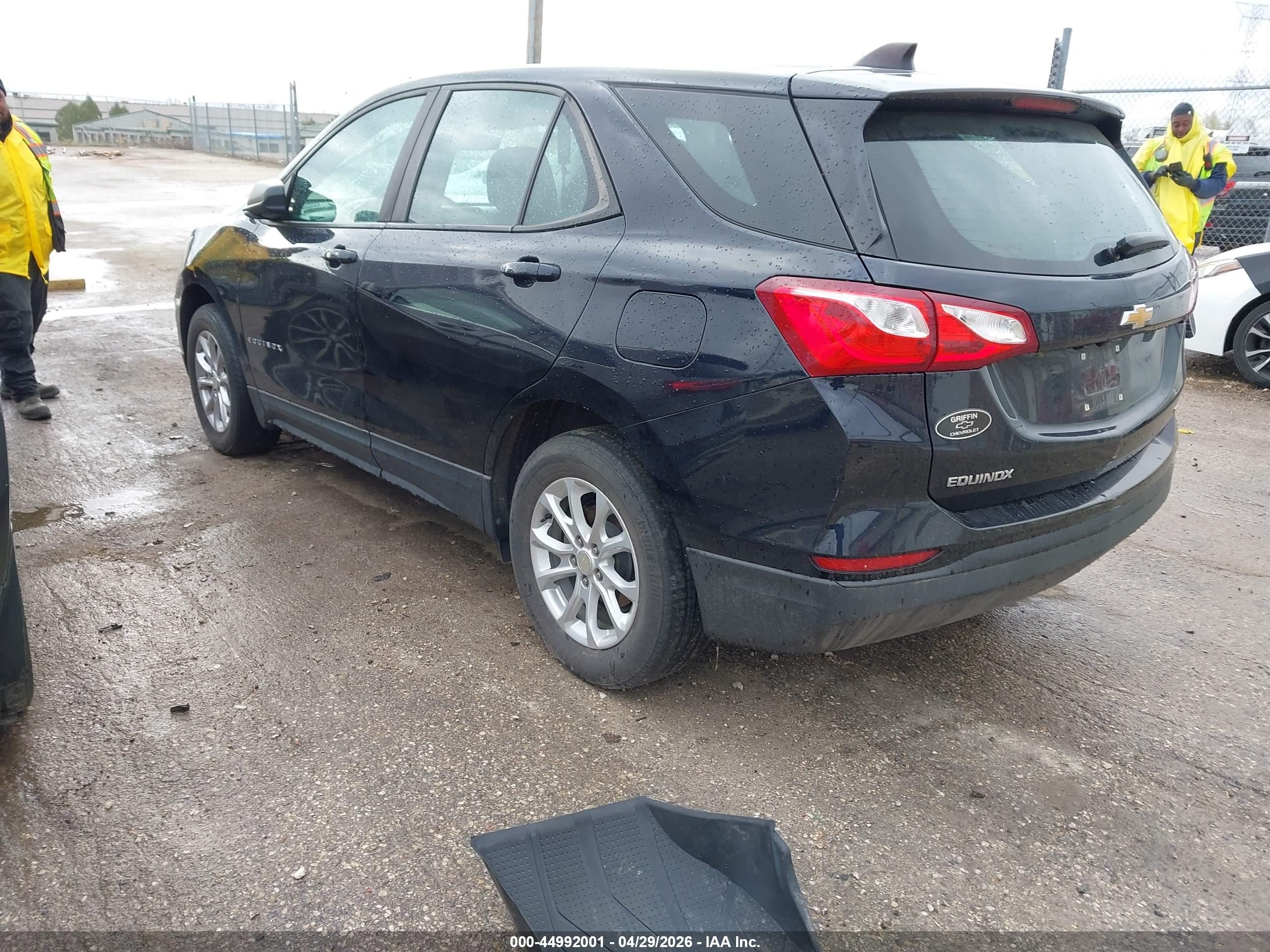 2021 Chevrolet Equinox Awd Ls Black vin: 3GNAXSEV6MS112209