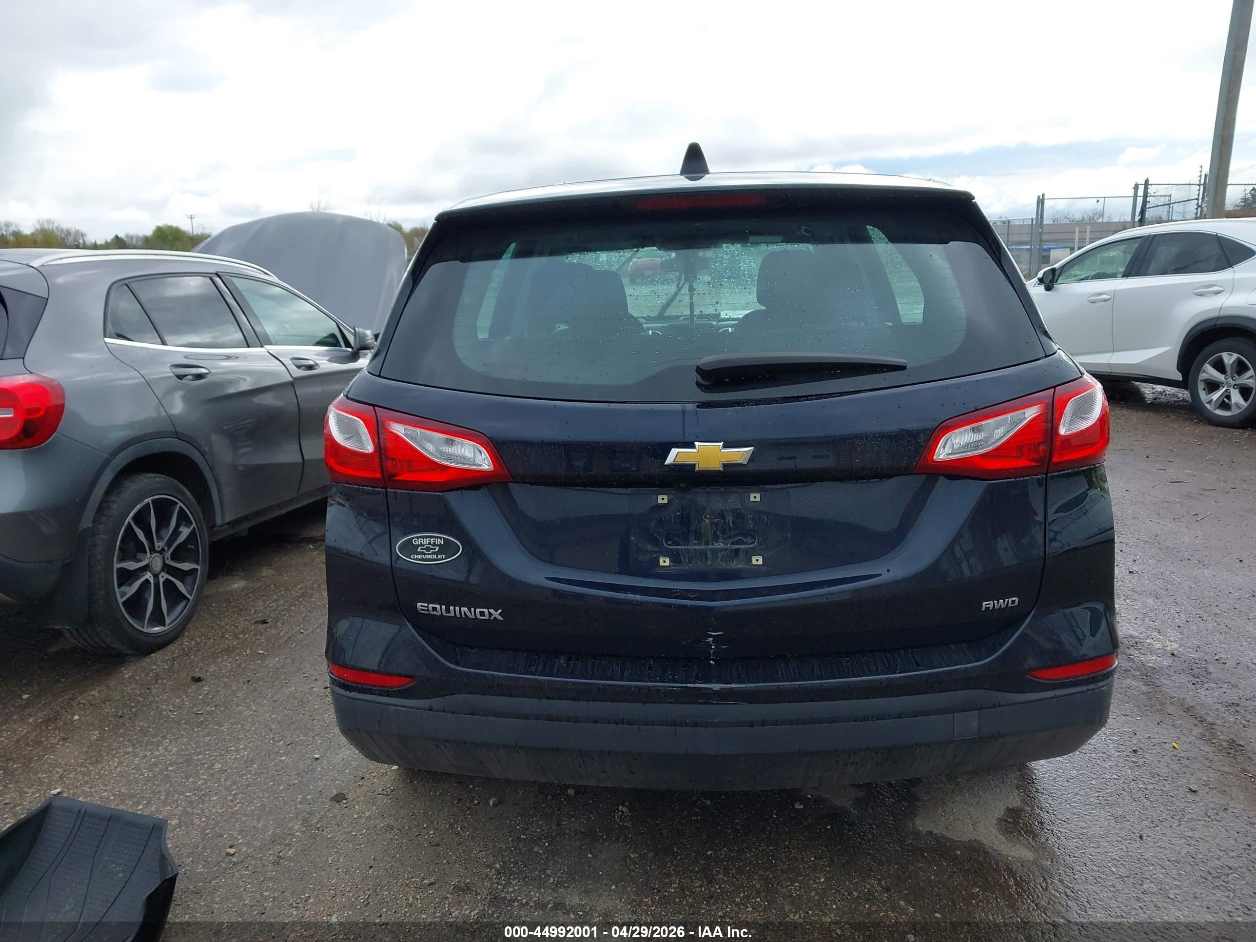 2021 Chevrolet Equinox Awd Ls Black vin: 3GNAXSEV6MS112209