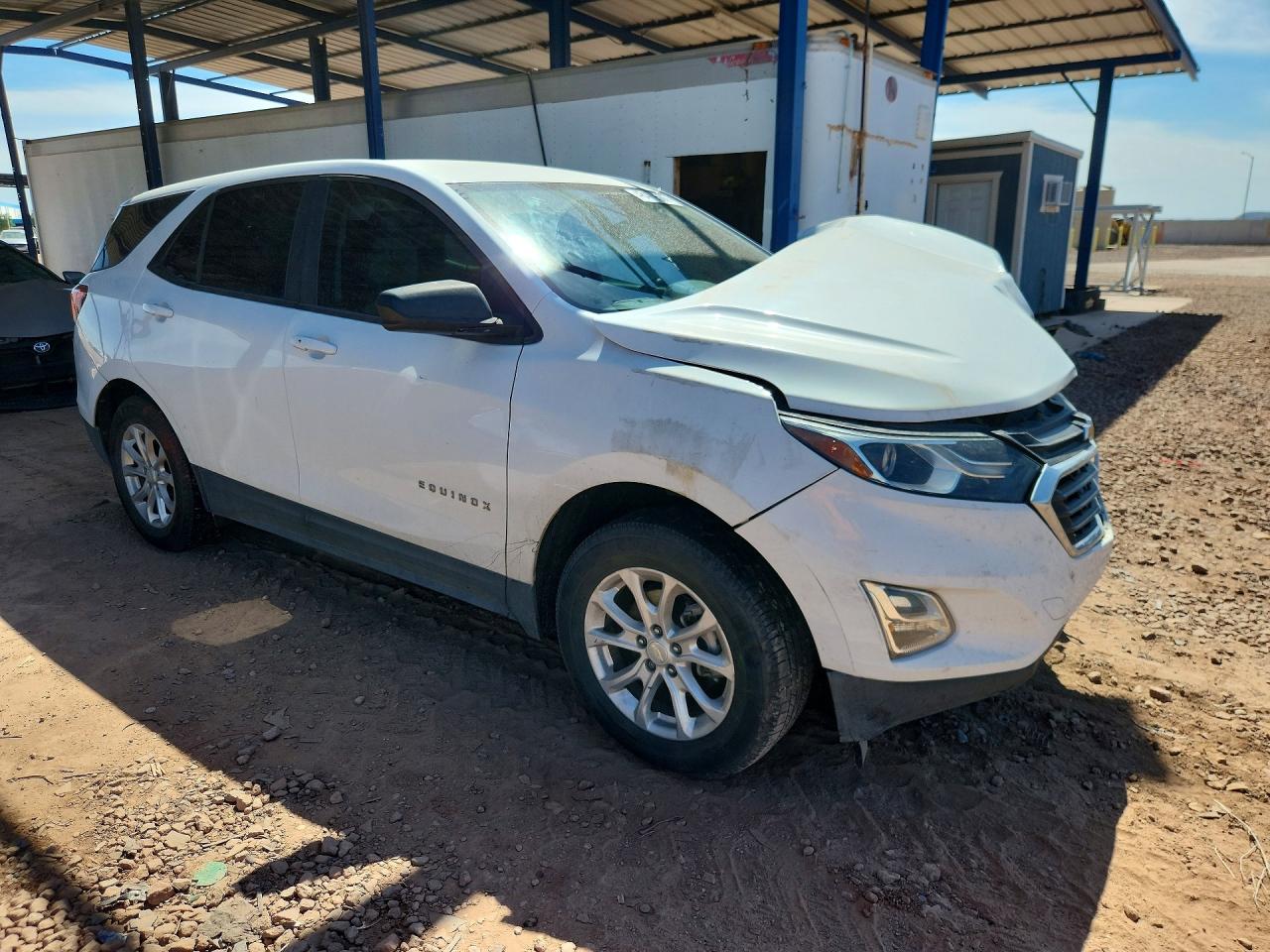 2020 Chevrolet Equinox Ls White vin: 3GNAXSEV7LS581484