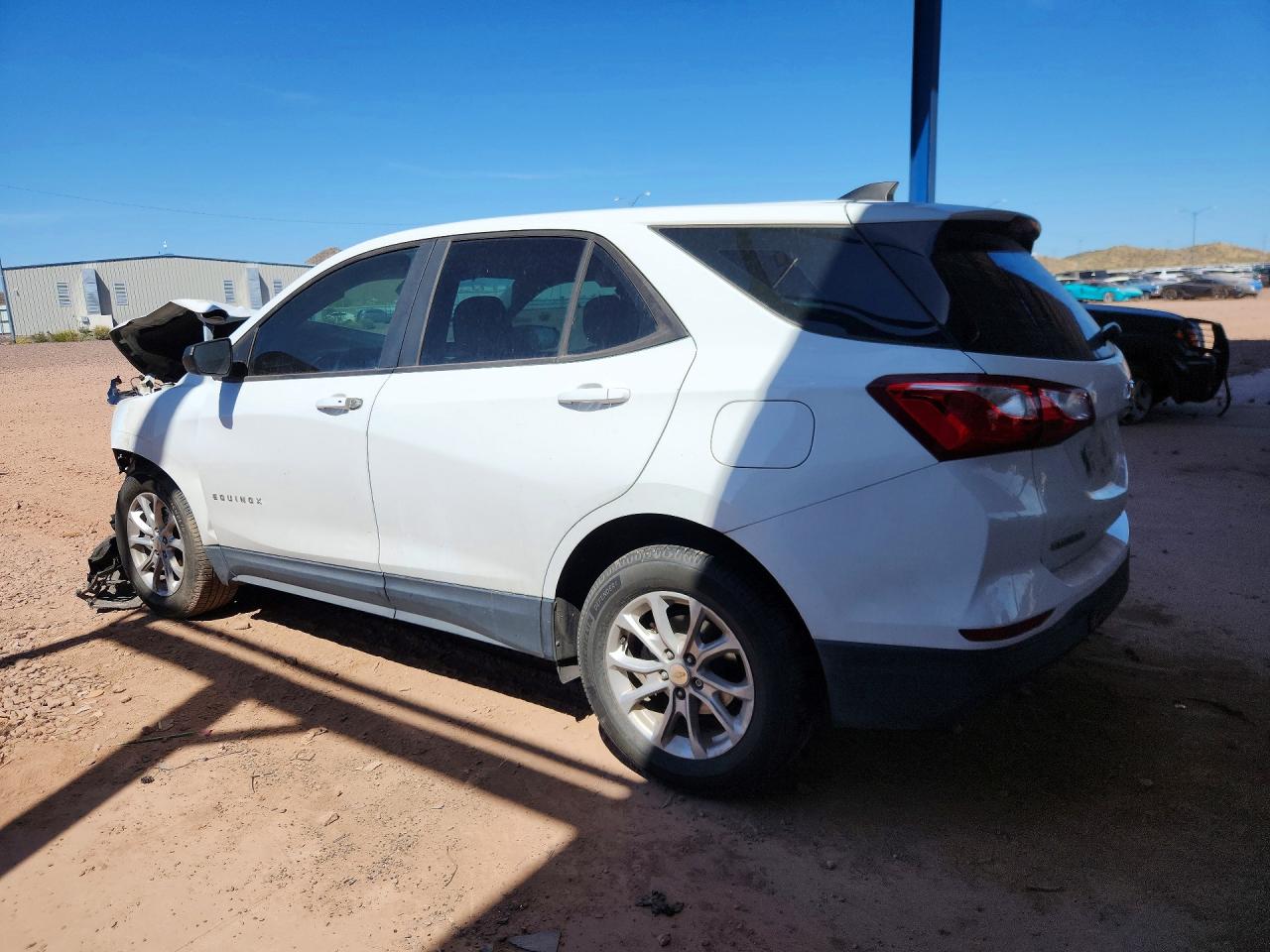 2020 Chevrolet Equinox Ls White vin: 3GNAXSEV7LS581484