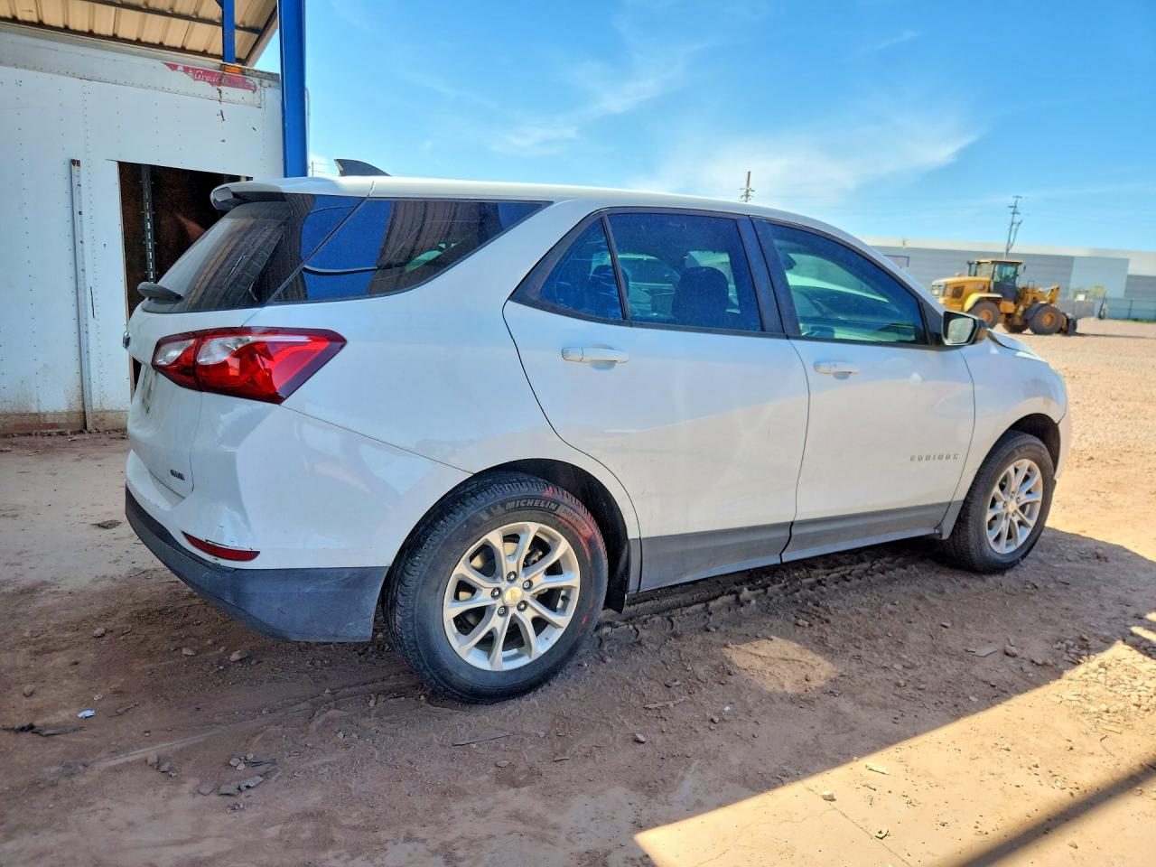 2020 Chevrolet Equinox Ls White vin: 3GNAXSEV7LS581484