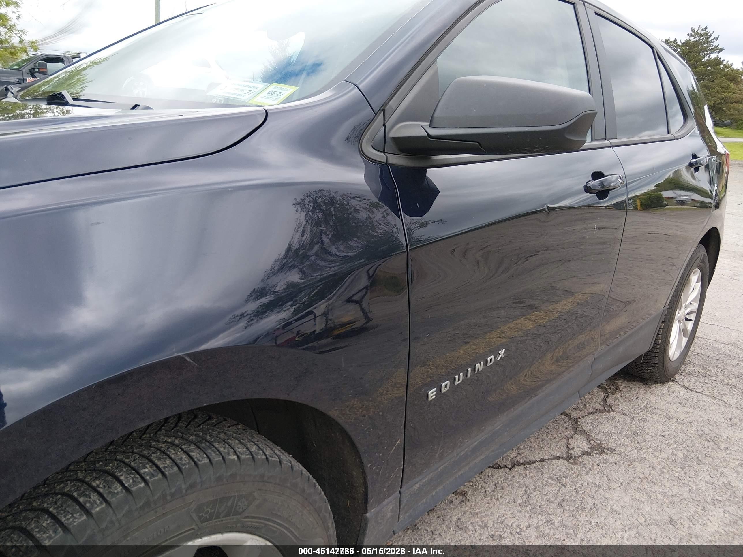 2020 Chevrolet Equinox Awd Ls Dark Blue vin: 3GNAXSEV7LS681648