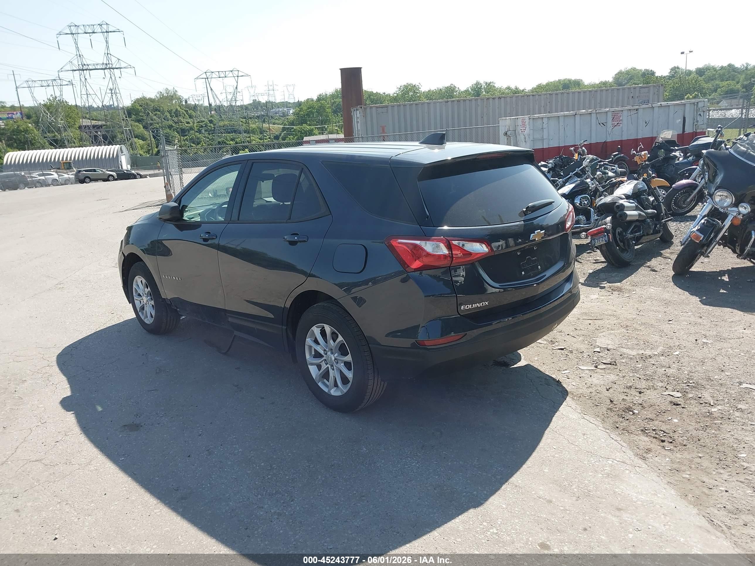 2019 Chevrolet Equinox Ls Purple vin: 3GNAXSEV9KL316428
