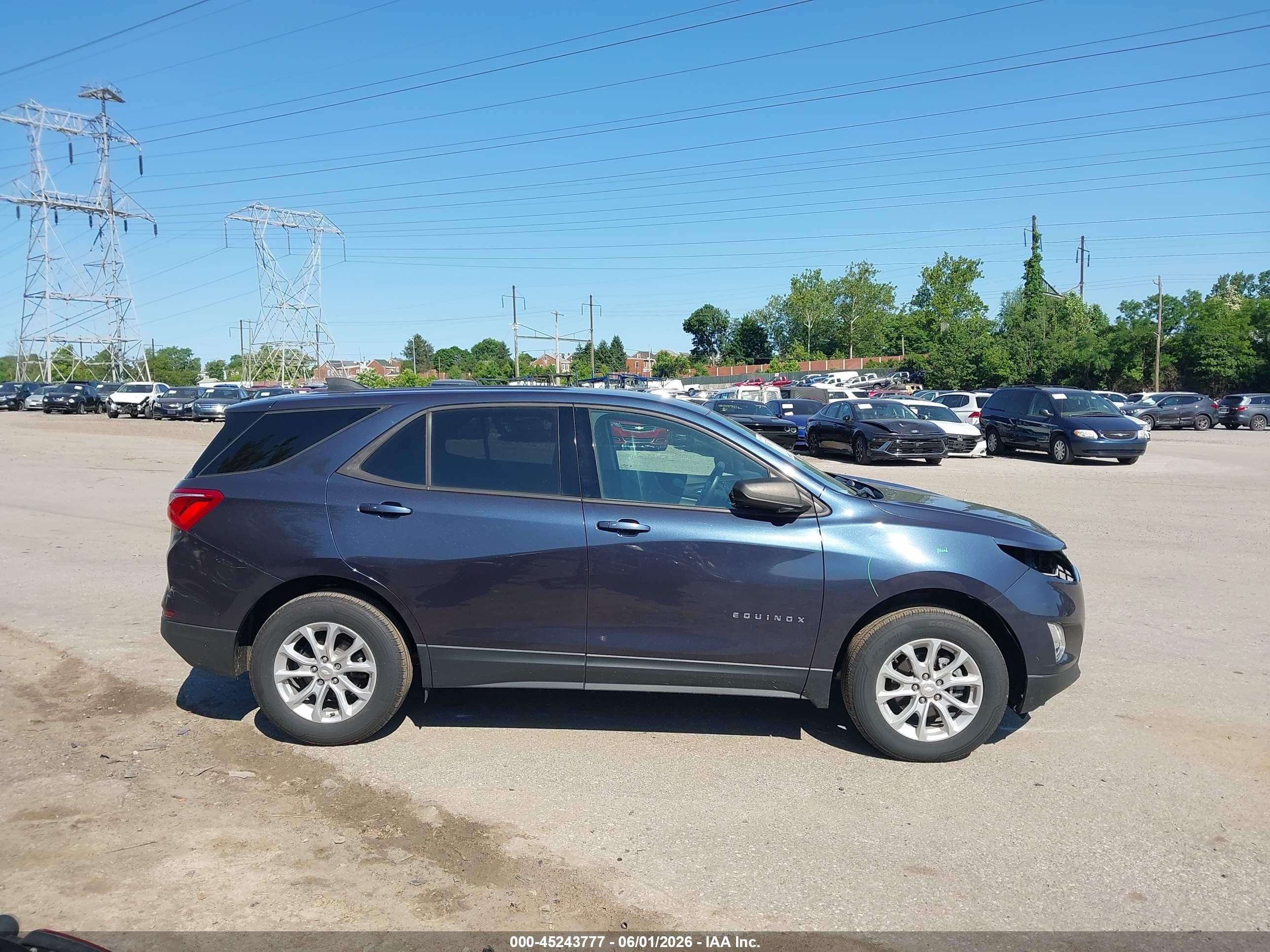 2019 Chevrolet Equinox Ls Purple vin: 3GNAXSEV9KL316428