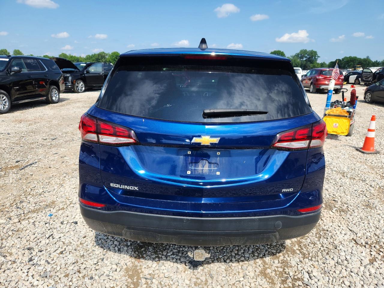 2022 Chevrolet Equinox Ls Blue vin: 3GNAXSEVXNS242818