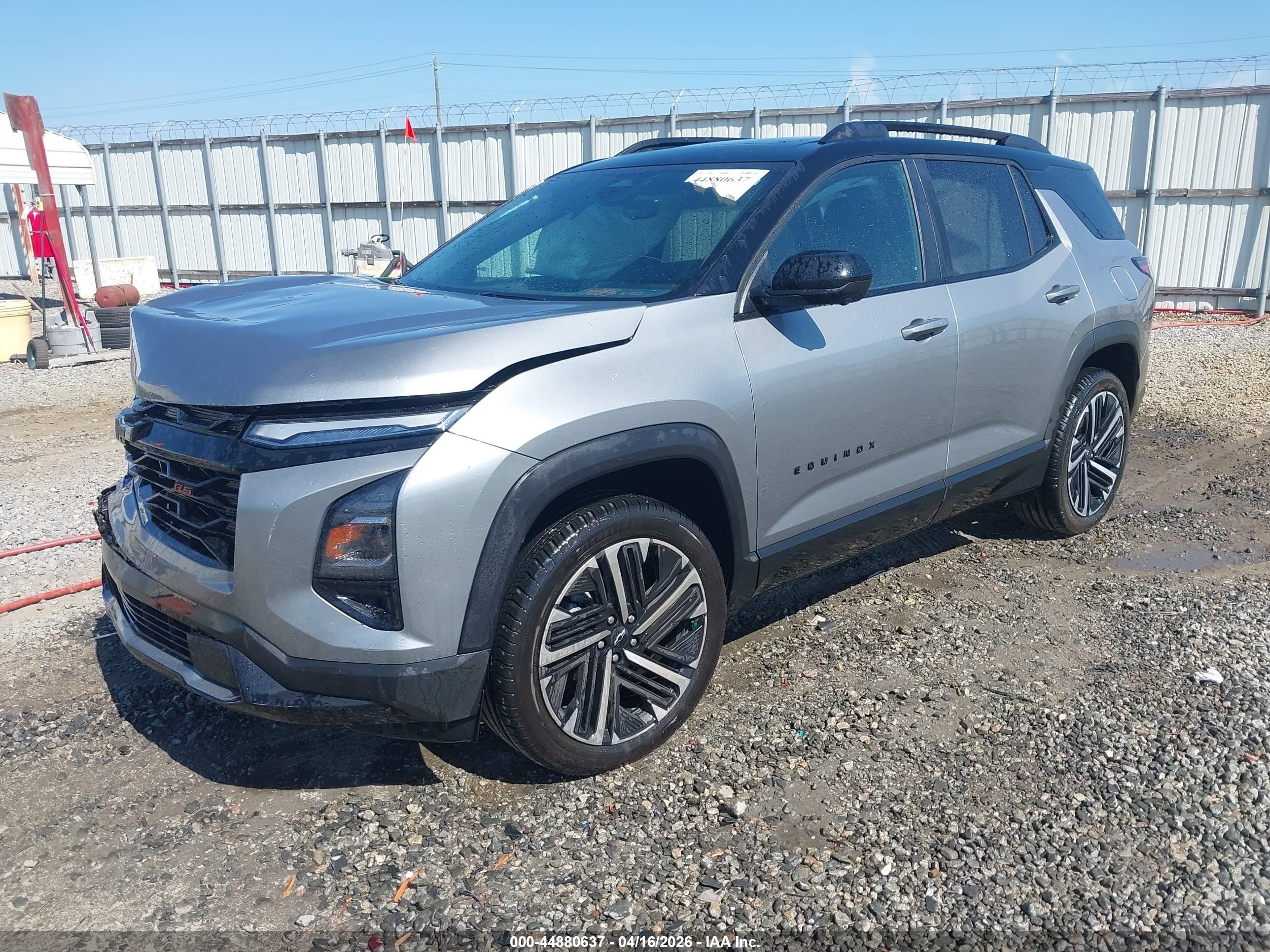 2026 Chevrolet Equinox Awd Rs Gray vin: 3GNAXTEG3TL115603