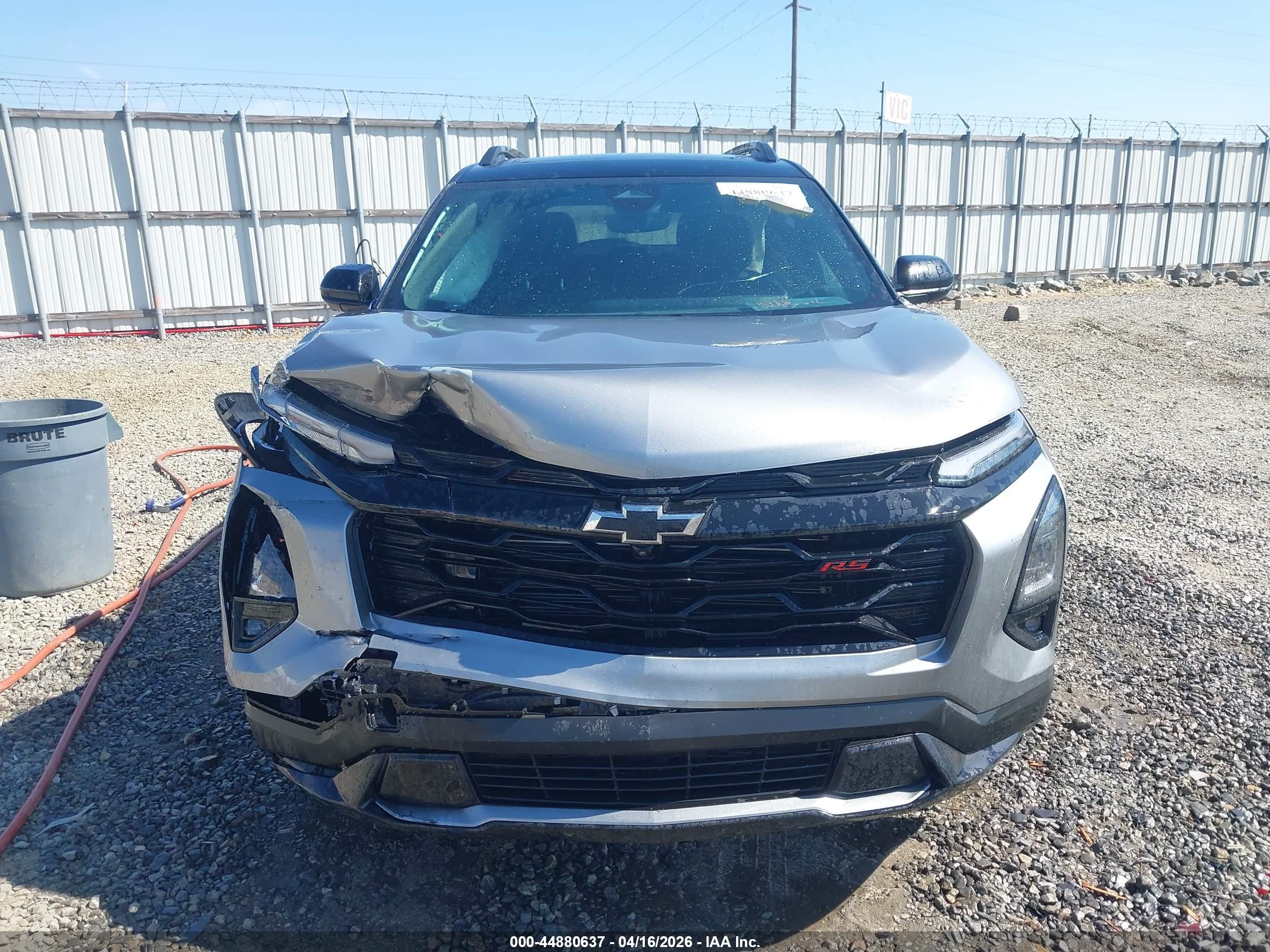 2026 Chevrolet Equinox Awd Rs Gray vin: 3GNAXTEG3TL115603