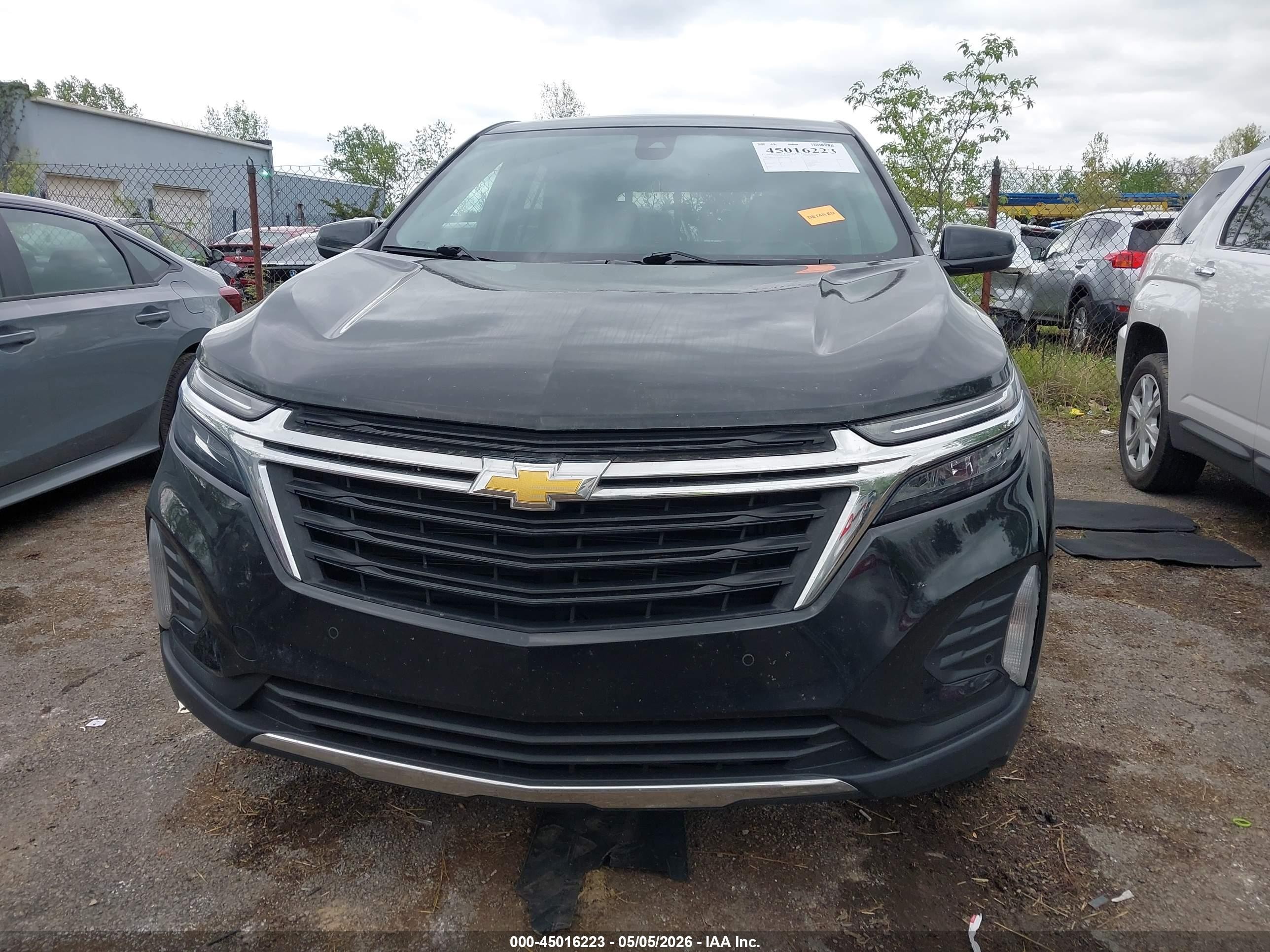 2023 Chevrolet Equinox Awd 2fl Черный vin: 3GNAXTEG8PL247536