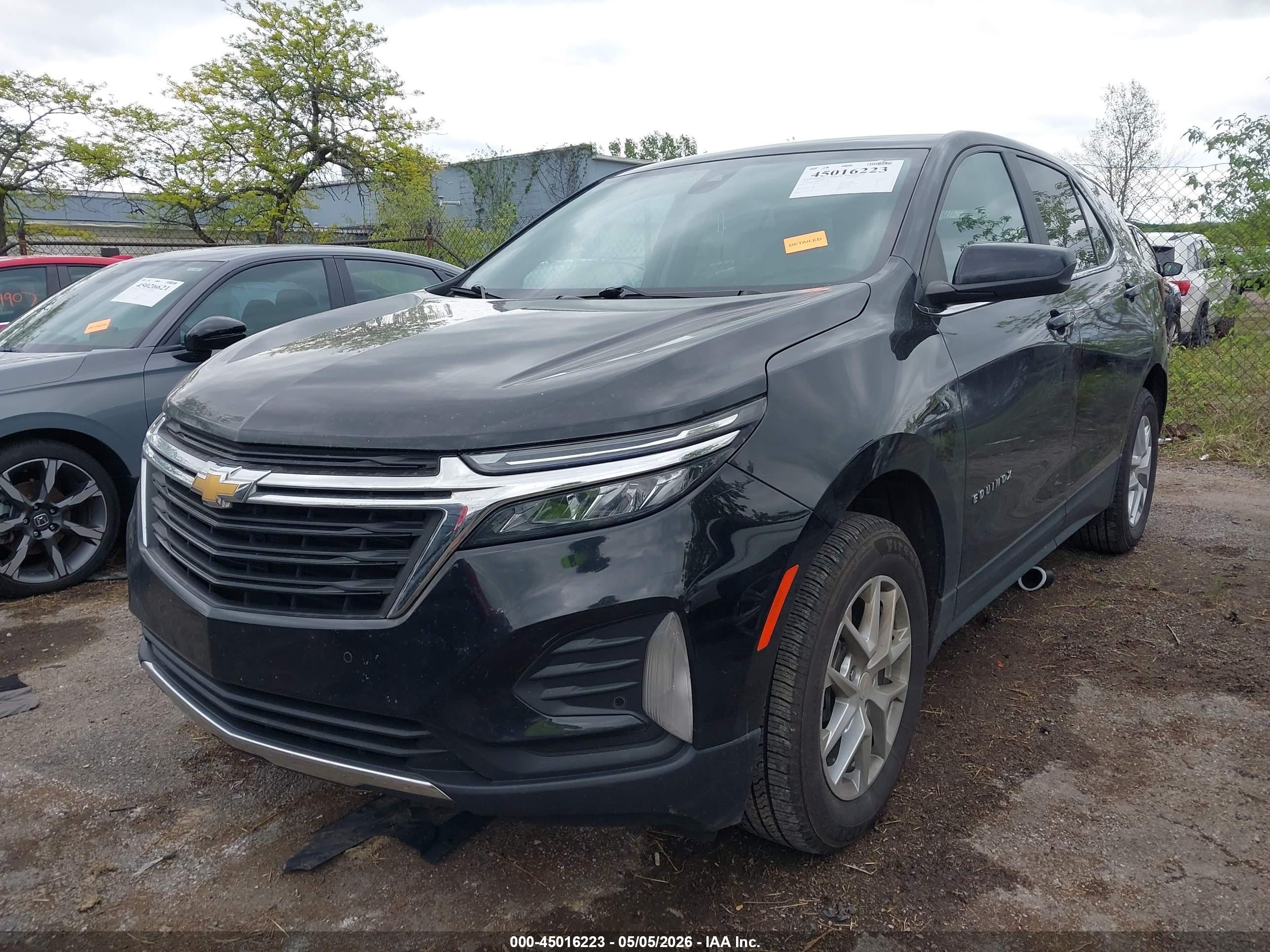 2023 Chevrolet Equinox Awd 2fl Черный vin: 3GNAXTEG8PL247536