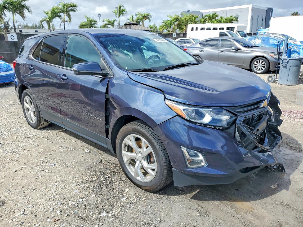 2018 Chevrolet Equinox Lt Blue vin: 3GNAXTEX1JS555323