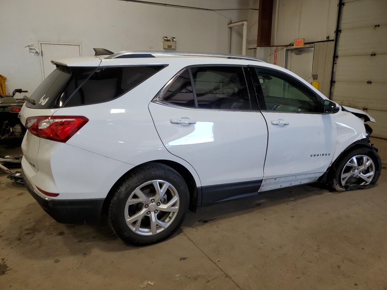 2018 Chevrolet Equinox Lt White vin: 3GNAXTEX1JS610045