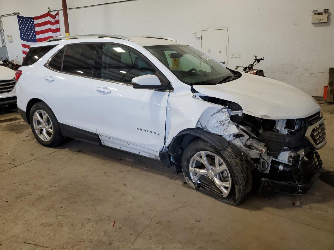 2018 Chevrolet Equinox Lt White vin: 3GNAXTEX1JS610045