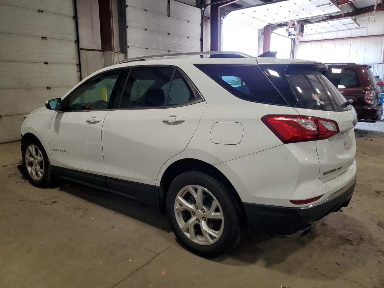 2018 Chevrolet Equinox Lt White vin: 3GNAXTEX1JS610045