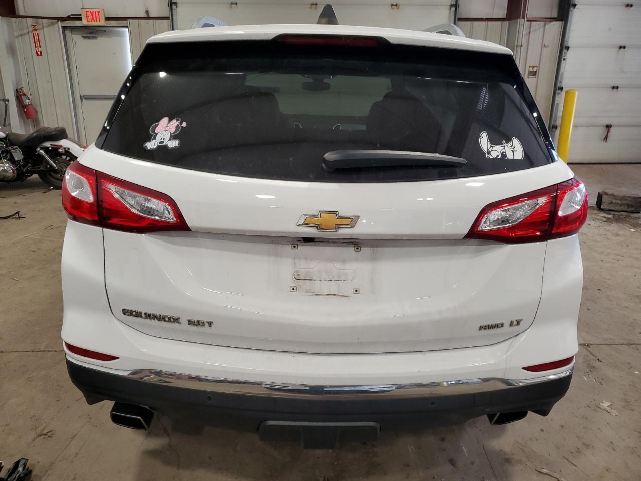 2018 Chevrolet Equinox Lt White vin: 3GNAXTEX1JS610045