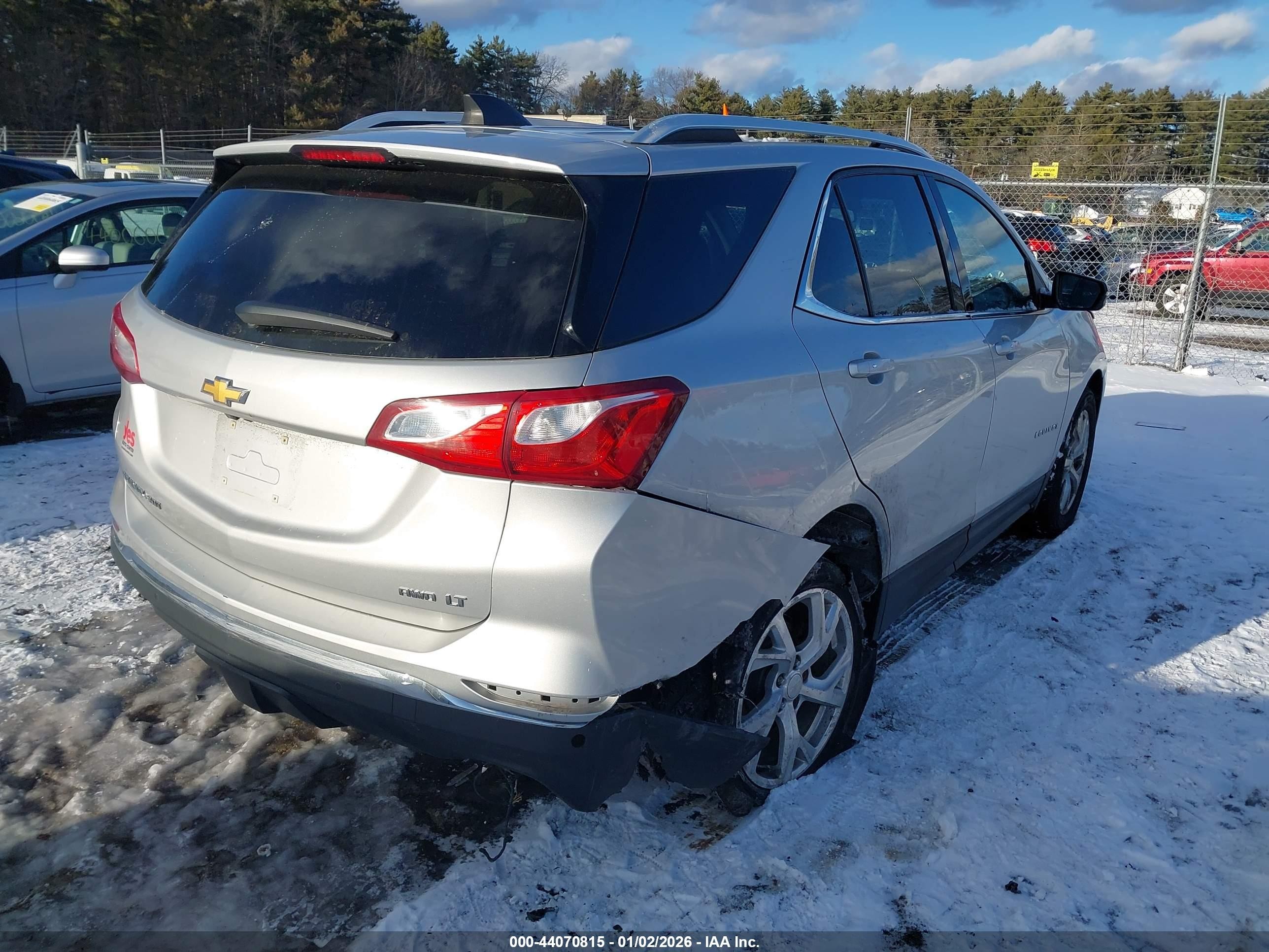 2018 Chevrolet Equinox Lt White vin: 3GNAXTEX5JS506058