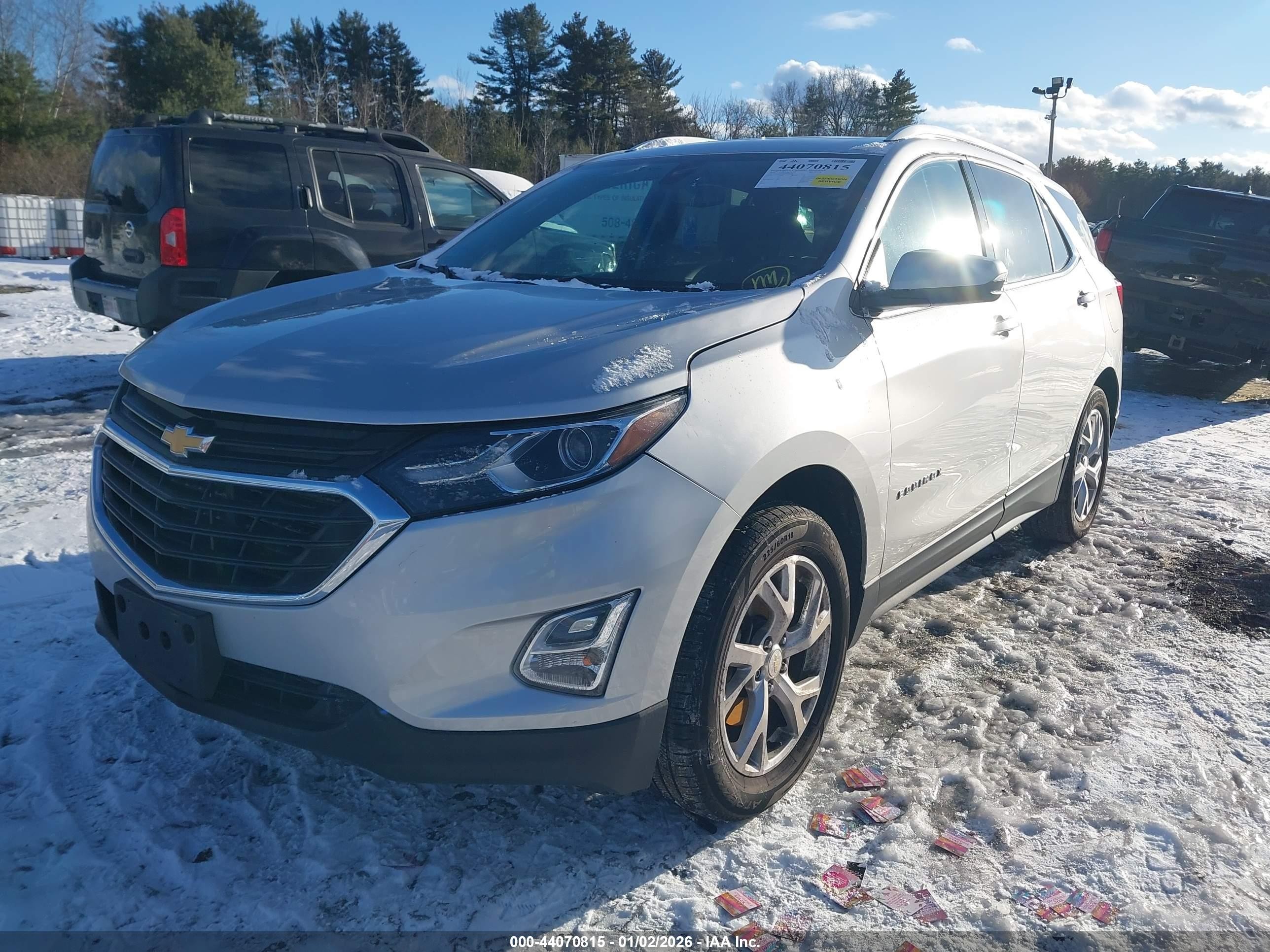 2018 Chevrolet Equinox Lt White vin: 3GNAXTEX5JS506058