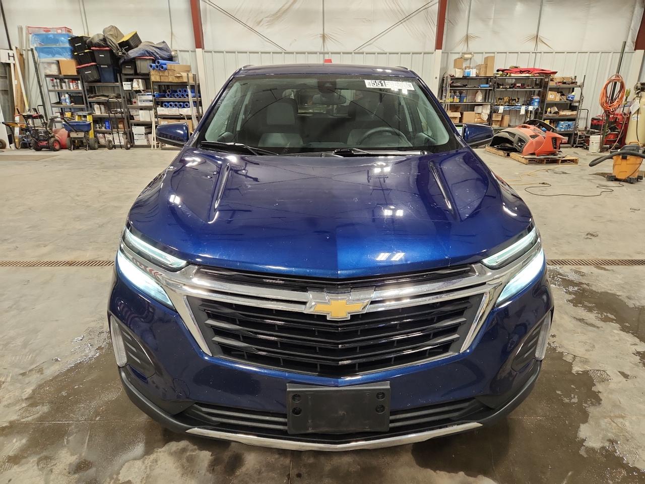 2023 Chevrolet Equinox Lt Blue vin: 3GNAXUEG1PL202685 Damage: Hood, Hail Damage, 9