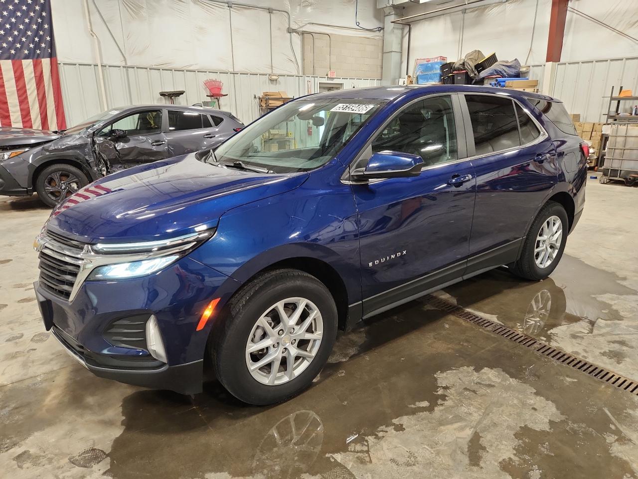 2023 Chevrolet Equinox Lt Blue vin: 3GNAXUEG1PL202685 Damage: Left Front Fender, Multiple Dents/Paint Damage, 2