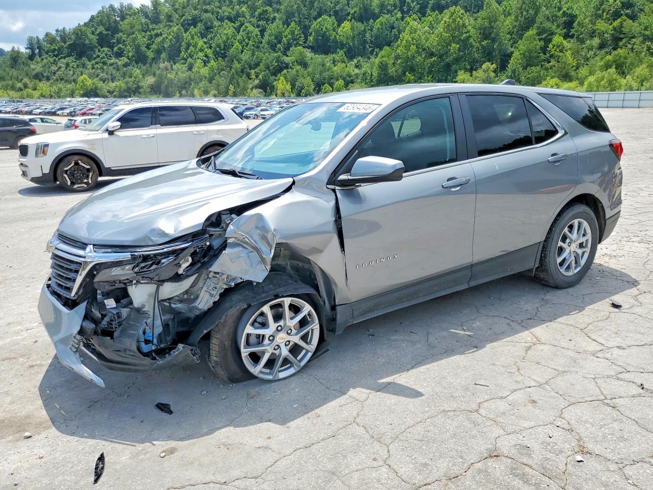 2024 Chevrolet Equinox Lt Gray vin: 3GNAXUEG1RL218890