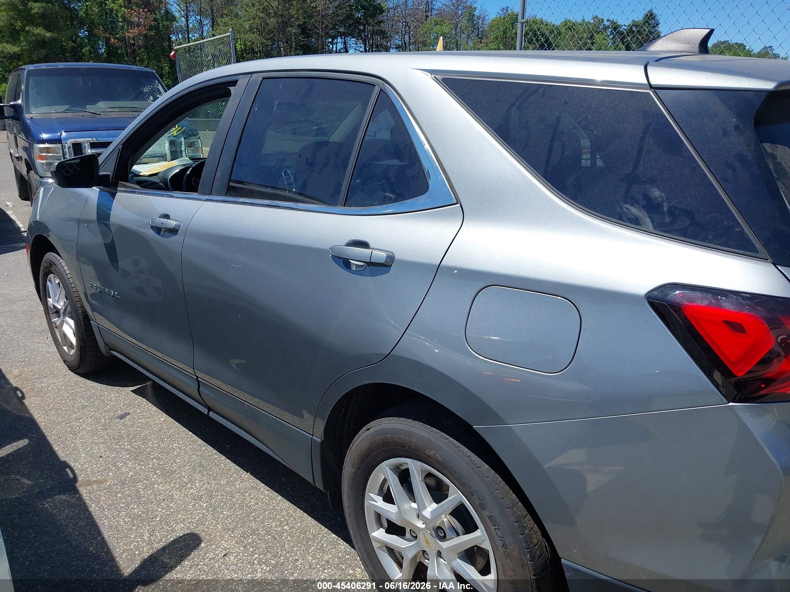 2023 Chevrolet Equinox Awd Lt Серый vin: 3GNAXUEG6PS208956