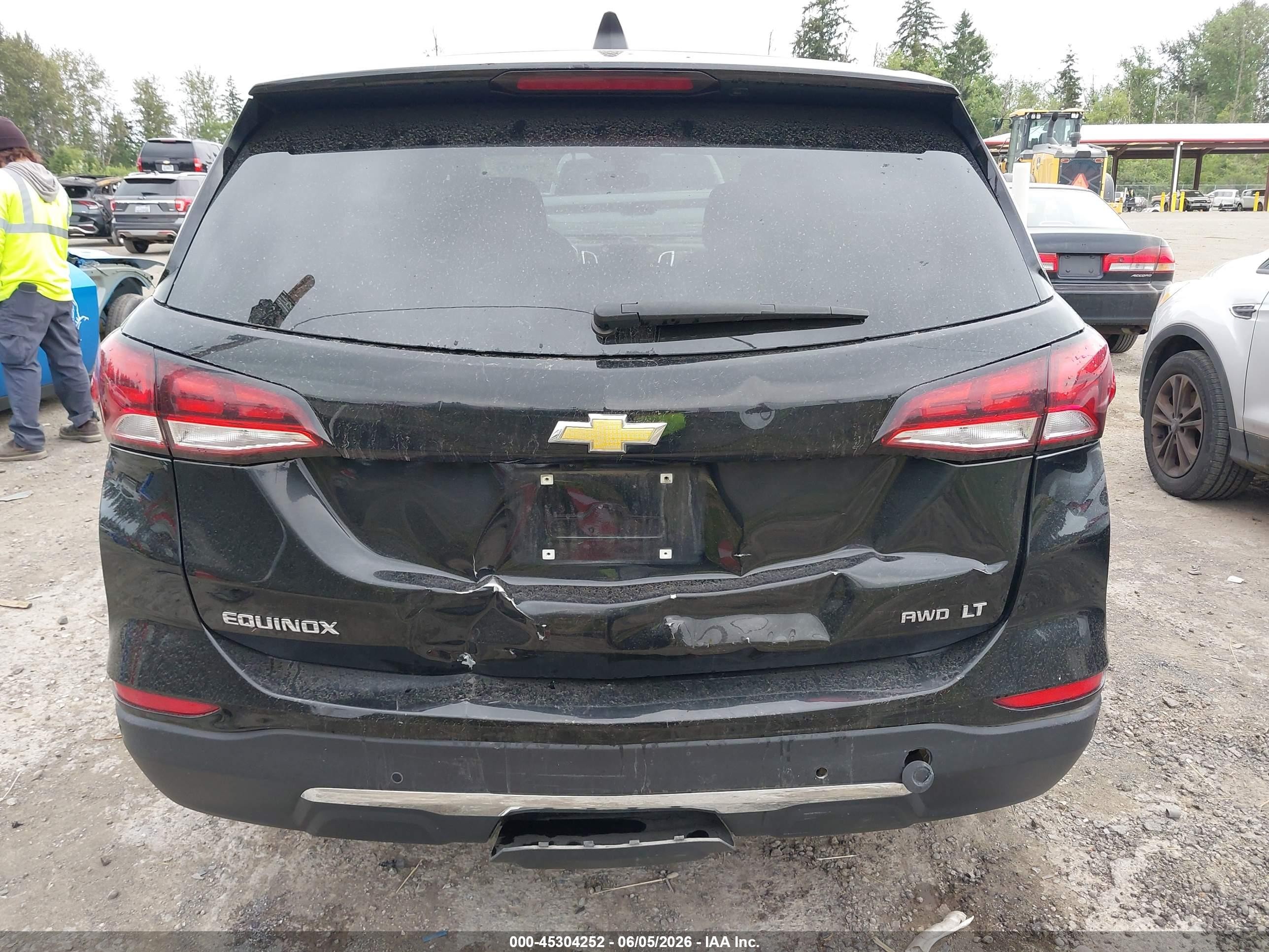 2024 Chevrolet Equinox Awd Lt Black vin: 3GNAXUEG6RL332691
