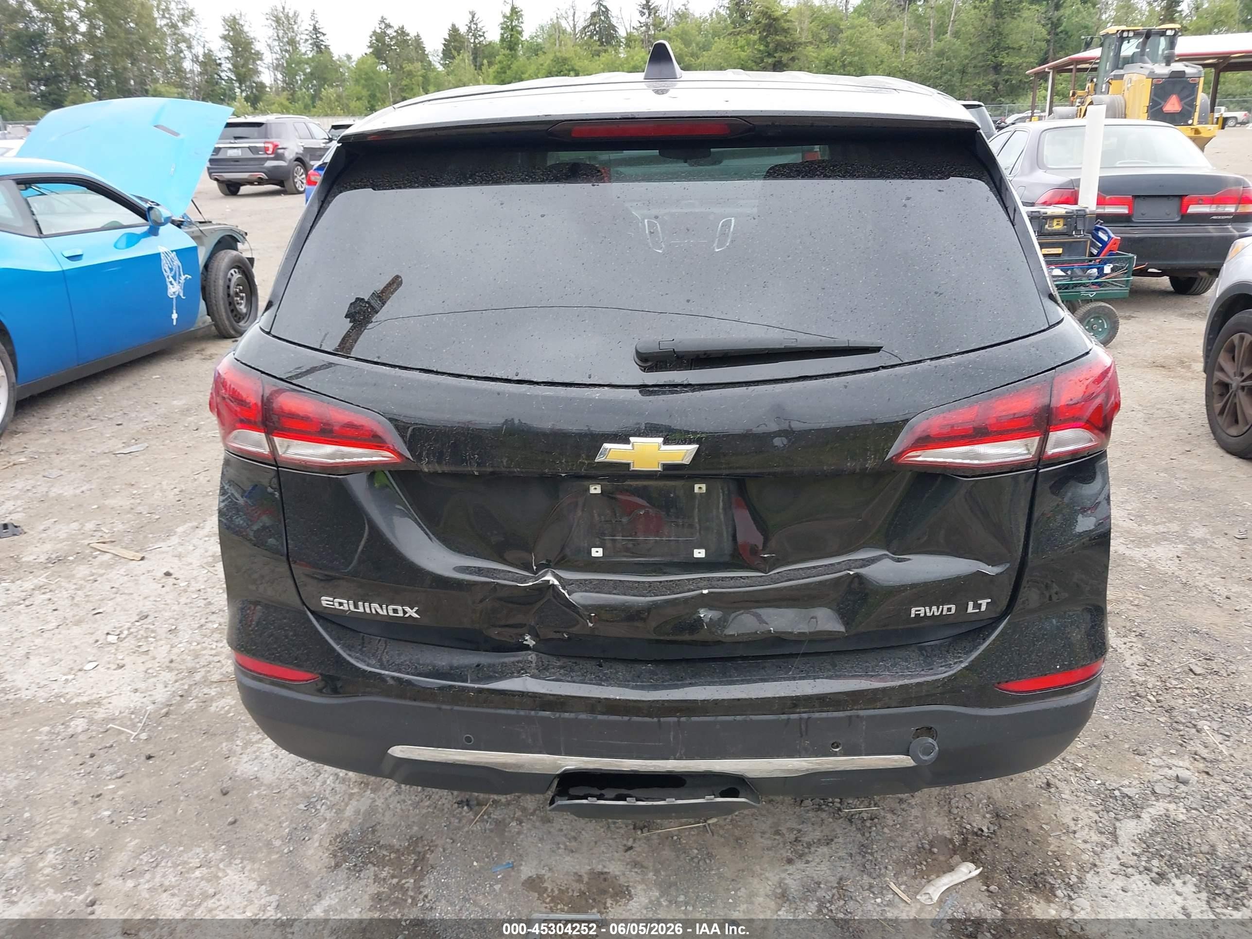 2024 Chevrolet Equinox Awd Lt Black vin: 3GNAXUEG6RL332691