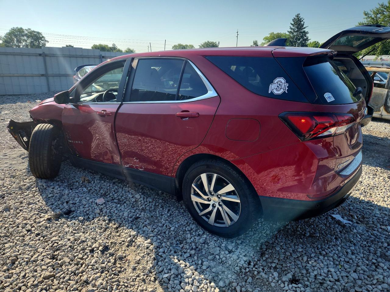 2023 Chevrolet Equinox Red vin: 3GNAXUEG7PS158830
