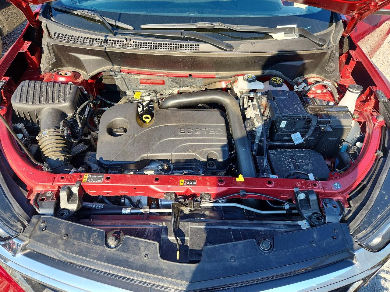 2023 Chevrolet Equinox Red vin: 3GNAXUEG7PS158830