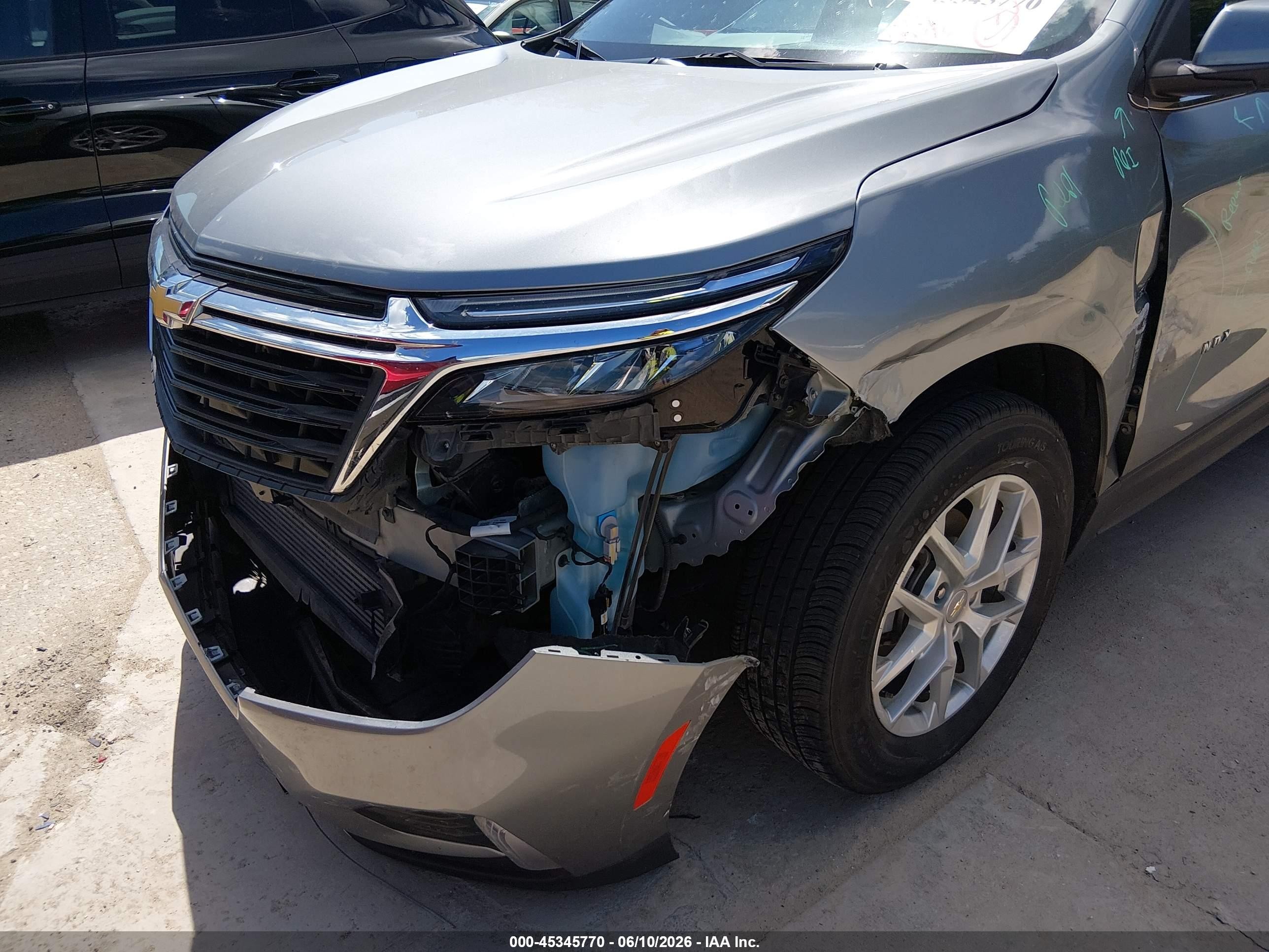 2023 Chevrolet Equinox Awd Lt Gray vin: 3GNAXUEG8PS214211