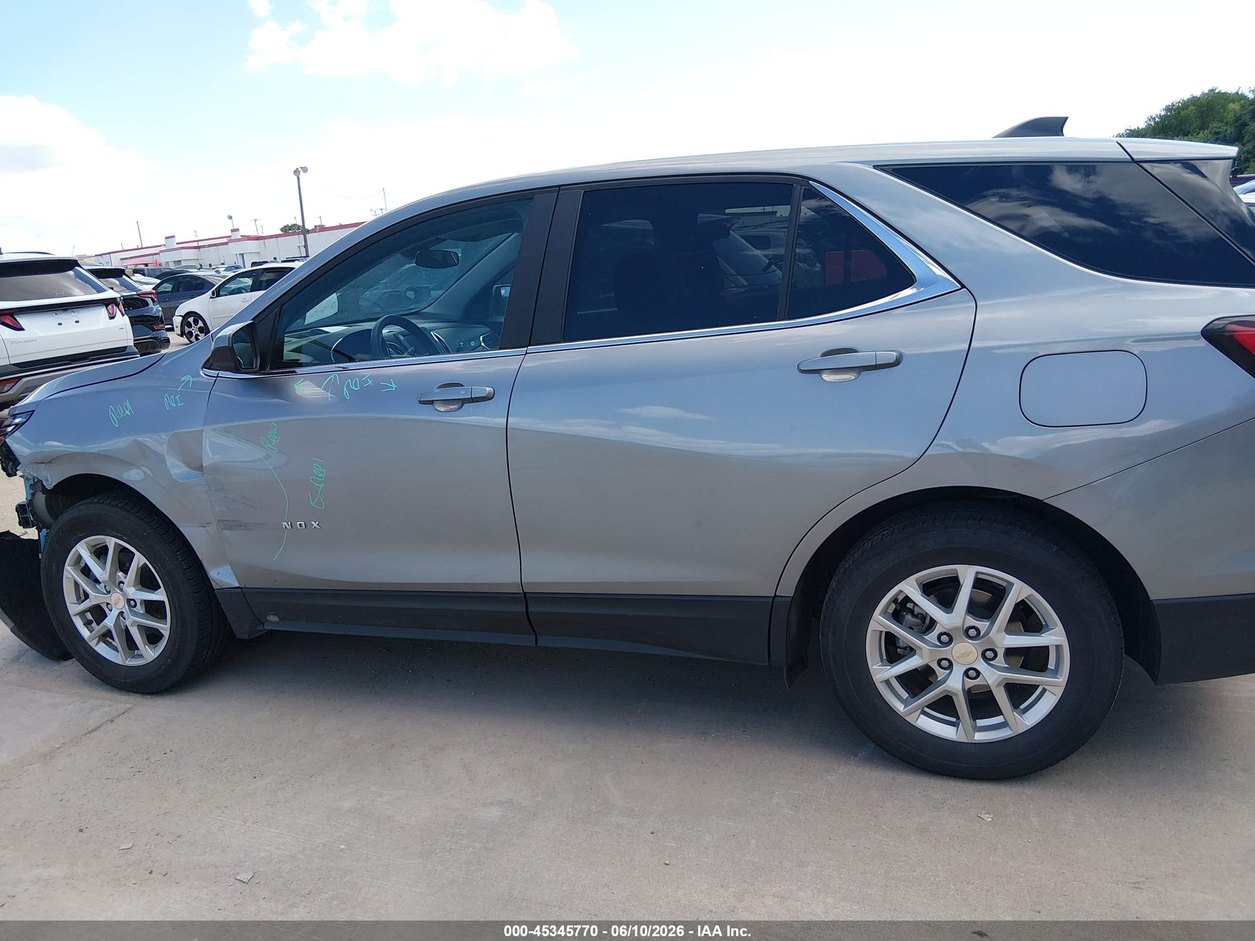 2023 Chevrolet Equinox Awd Lt Gray vin: 3GNAXUEG8PS214211