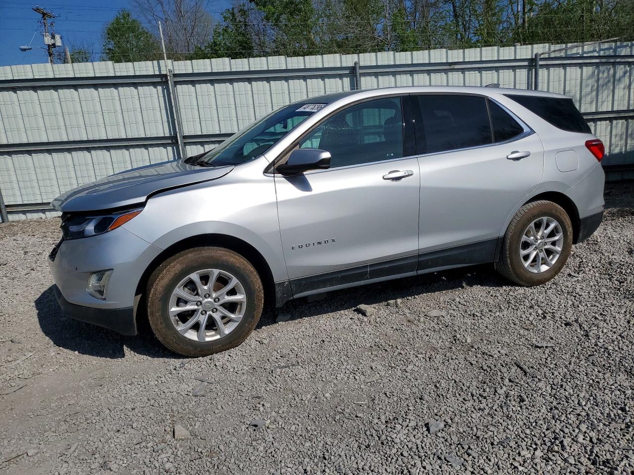 2020 Chevrolet Equinox Lt Silver vin: 3GNAXUEV0LL193941