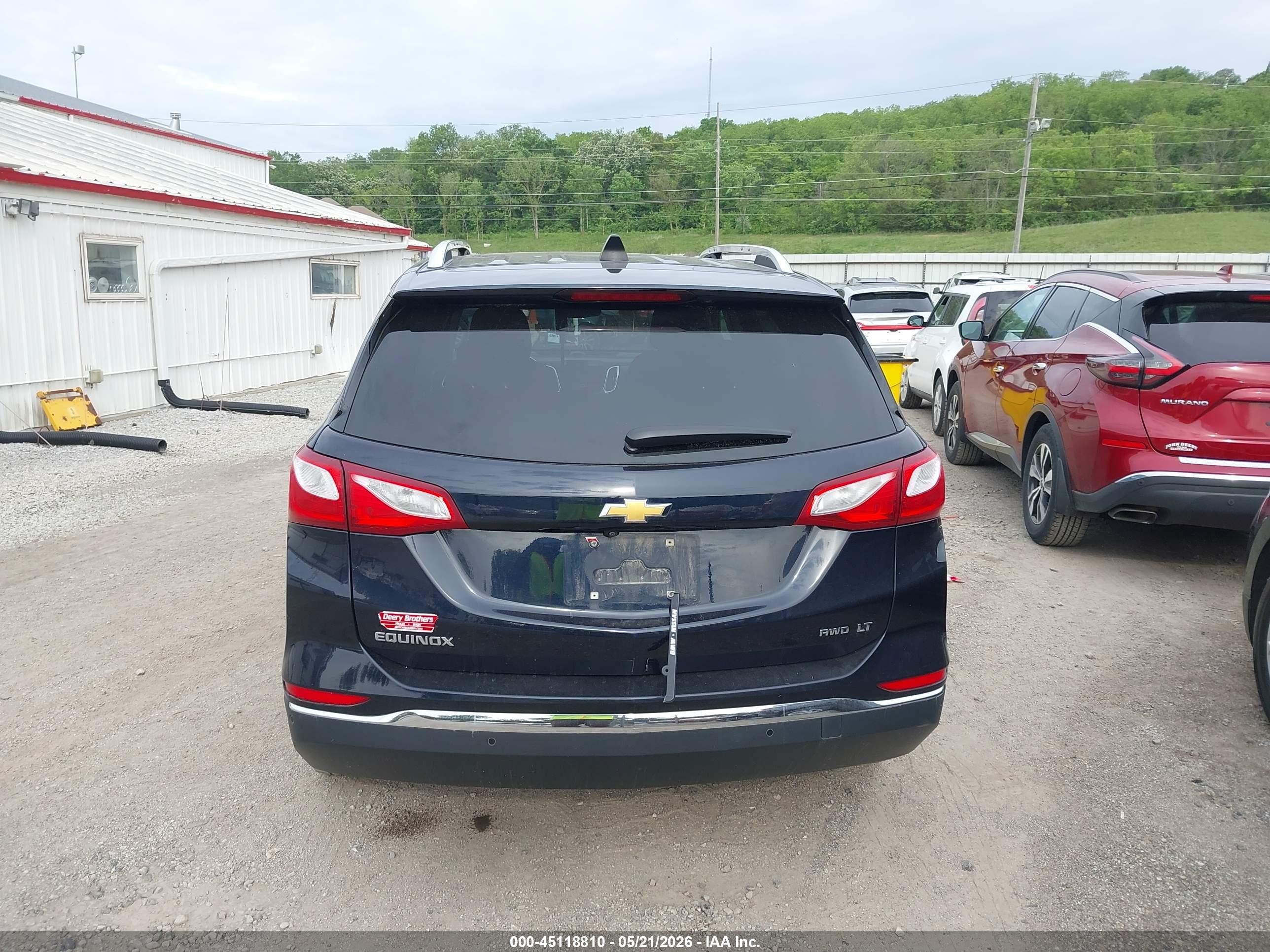 2020 Chevrolet Equinox Awd Lt 1.5l Turbo Синий vin: 3GNAXUEV0LS628768