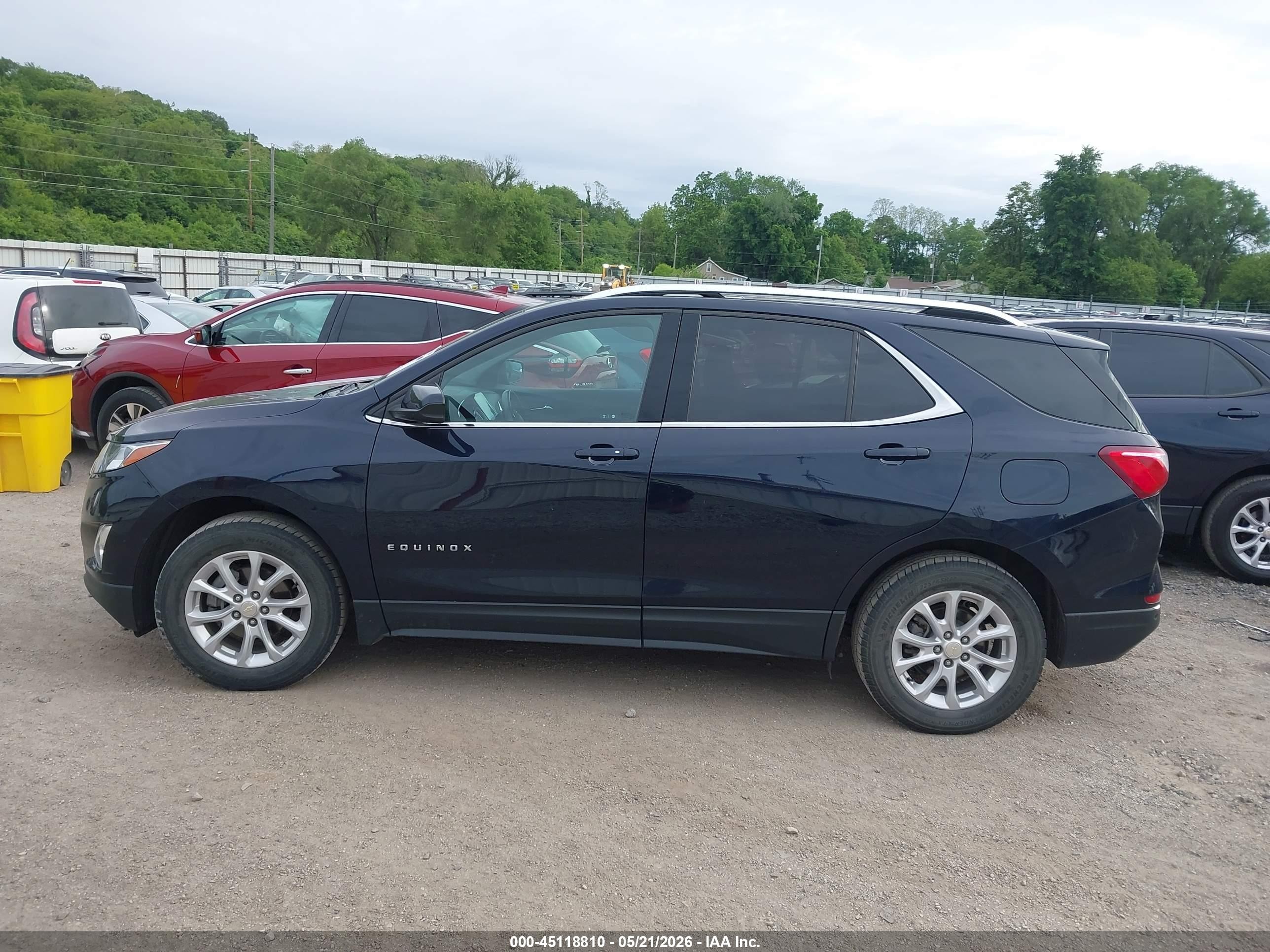 2020 Chevrolet Equinox Awd Lt 1.5l Turbo Синий vin: 3GNAXUEV0LS628768