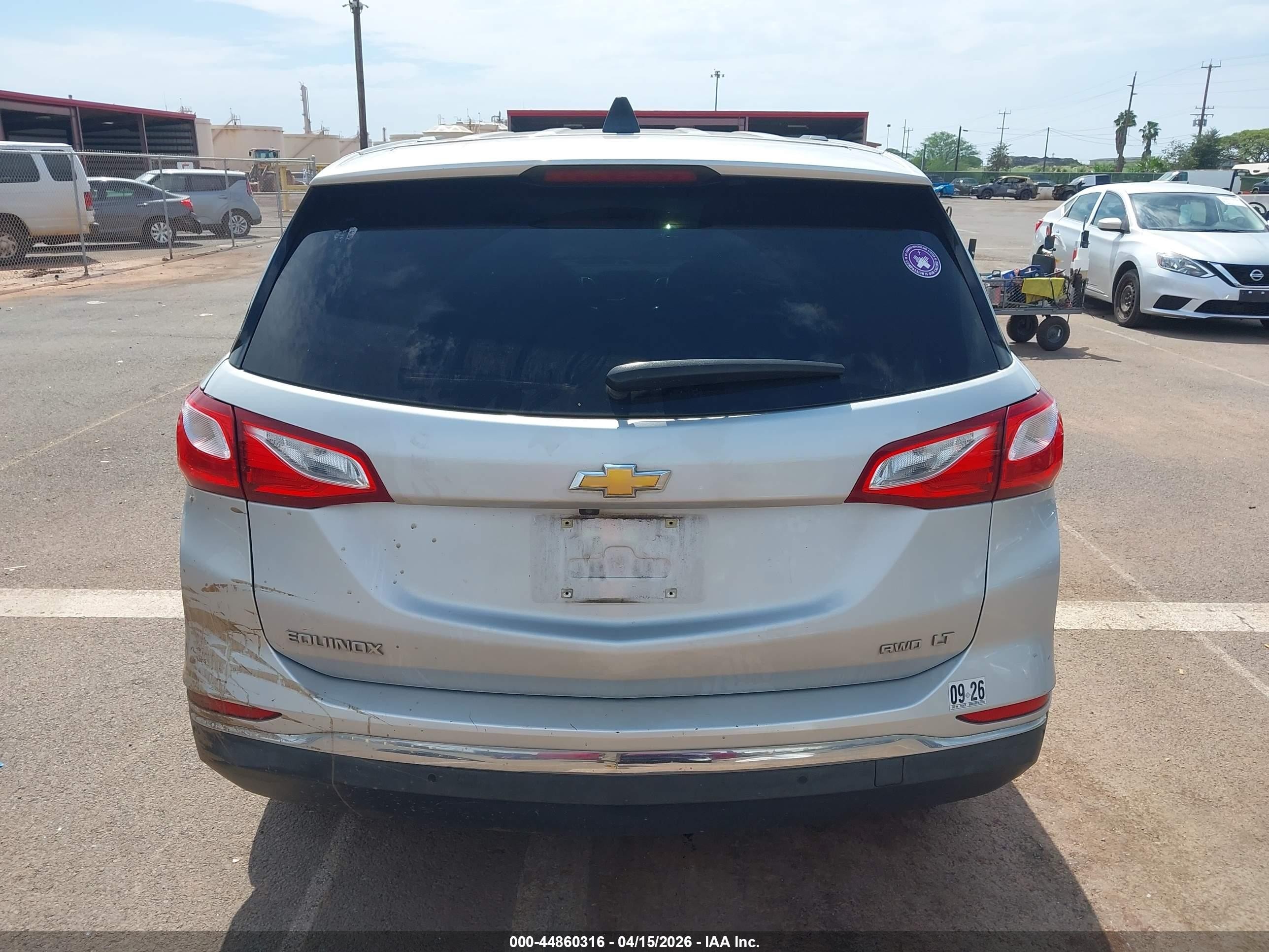 2019 Chevrolet Equinox Lt Silver vin: 3GNAXUEV1KL131964