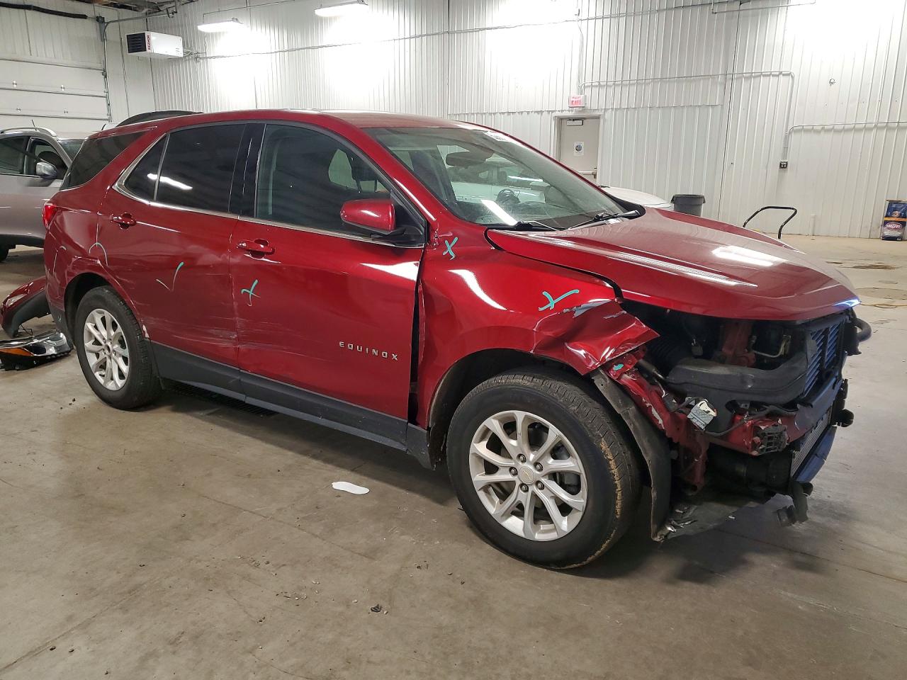 2020 Chevrolet Equinox Lt Красный vin: 3GNAXUEV2LS617965
