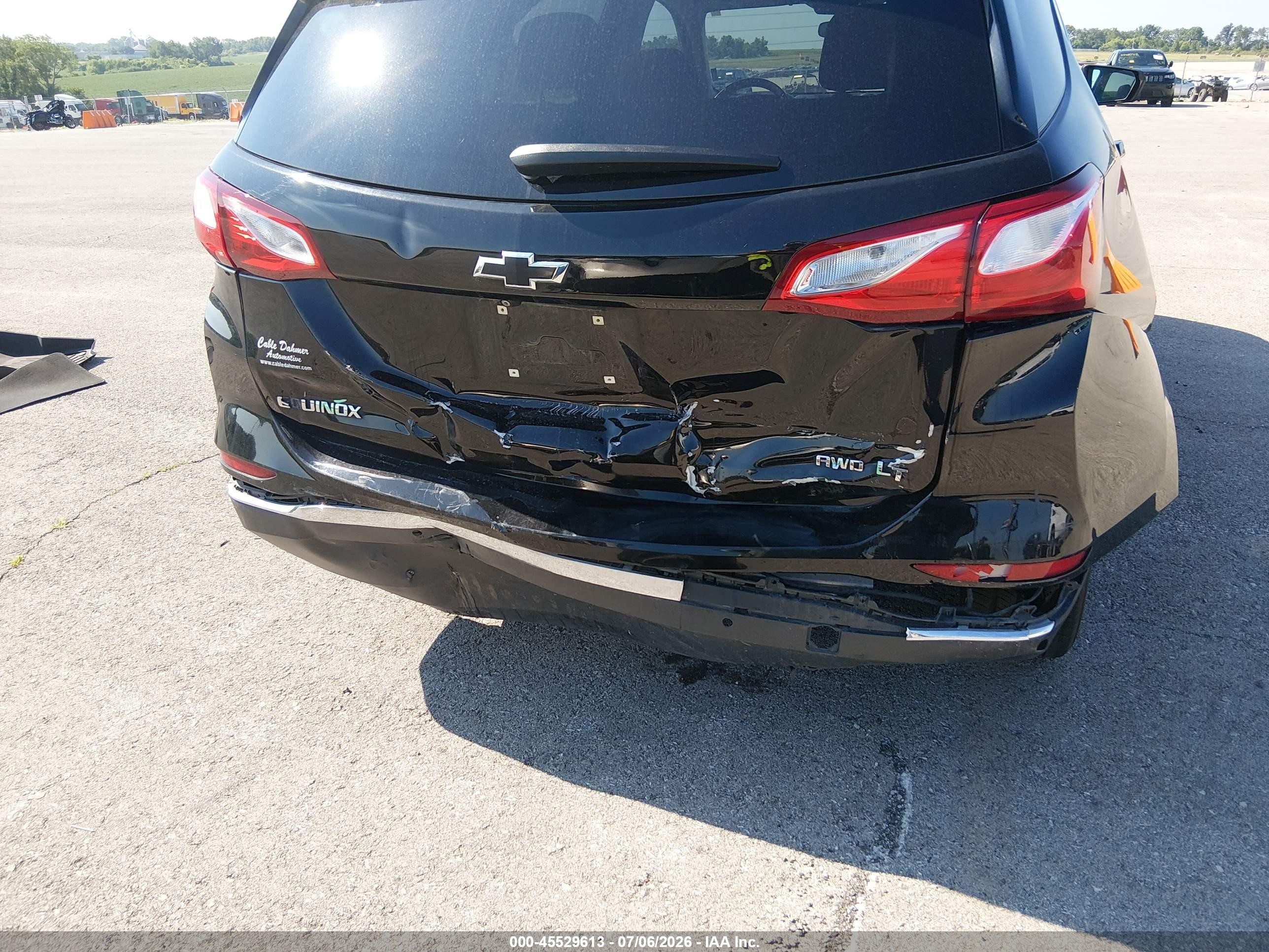 2021 Chevrolet Equinox Awd Lt Черный vin: 3GNAXUEV2ML365839