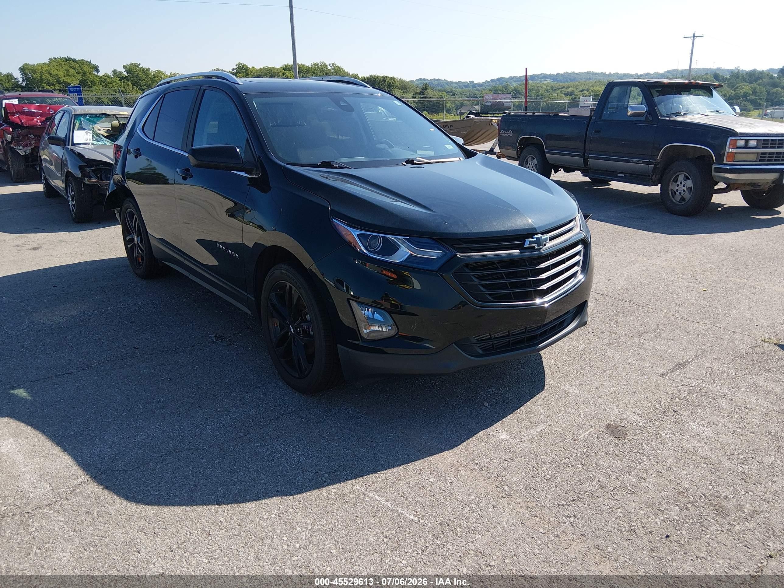 2021 Chevrolet Equinox Awd Lt Черный vin: 3GNAXUEV2ML365839