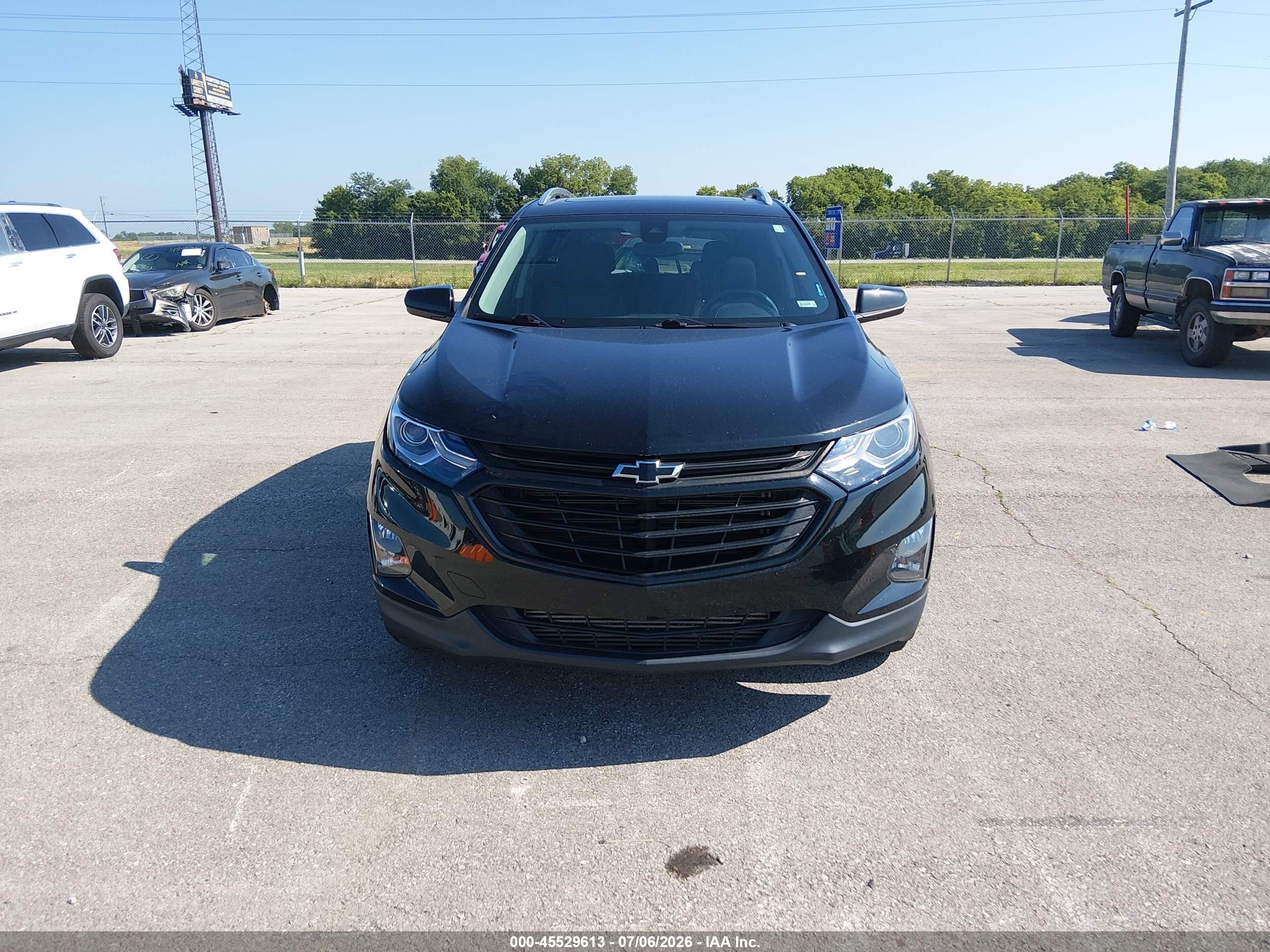 2021 Chevrolet Equinox Awd Lt Черный vin: 3GNAXUEV2ML365839