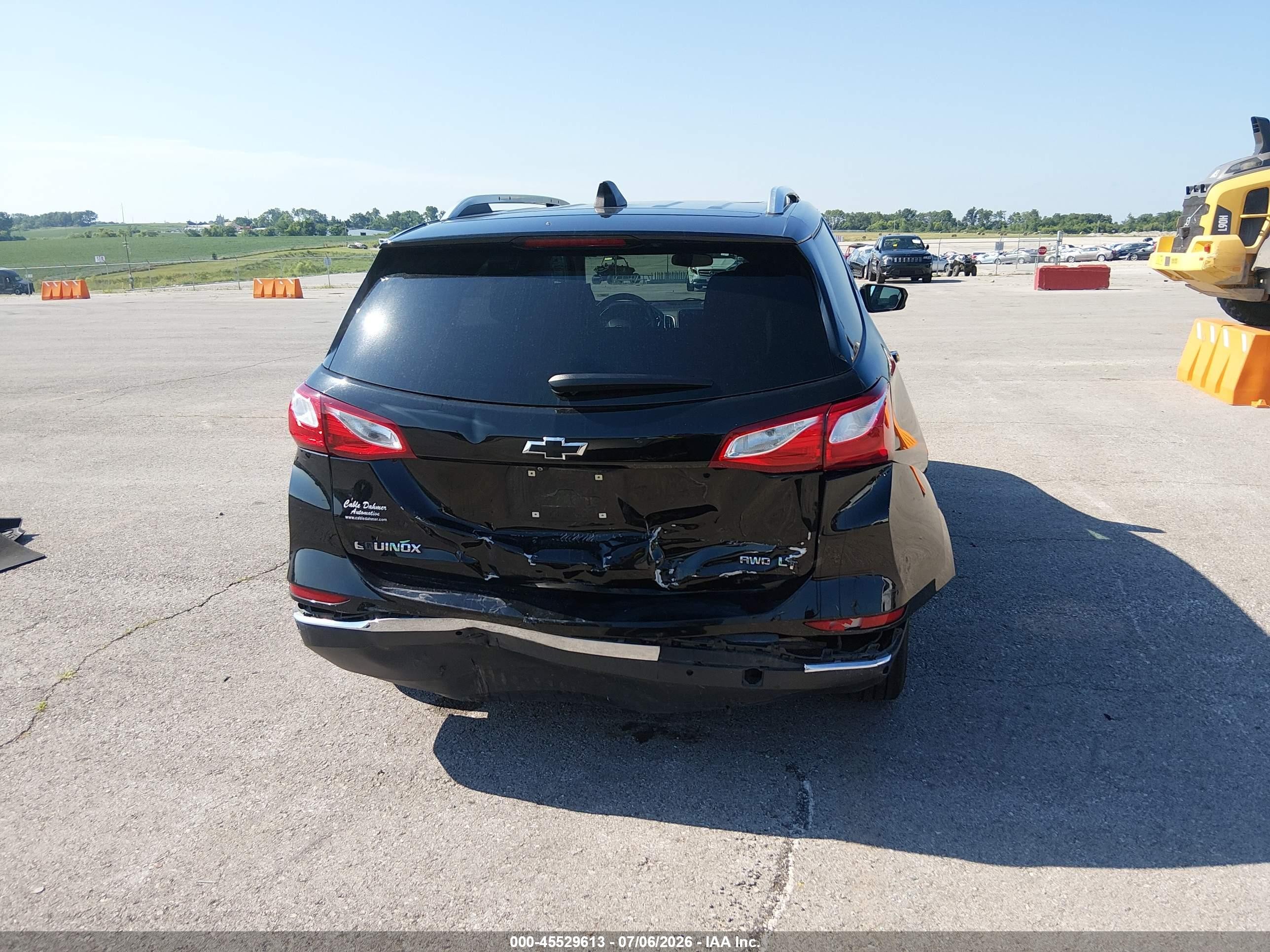 2021 Chevrolet Equinox Awd Lt Черный vin: 3GNAXUEV2ML365839