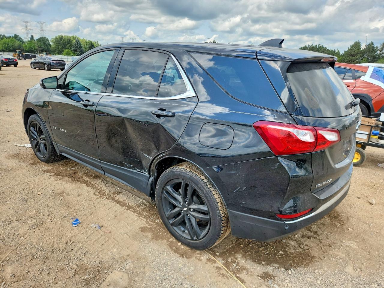 2020 Chevrolet Equinox Lt Black vin: 3GNAXUEV5LL321459