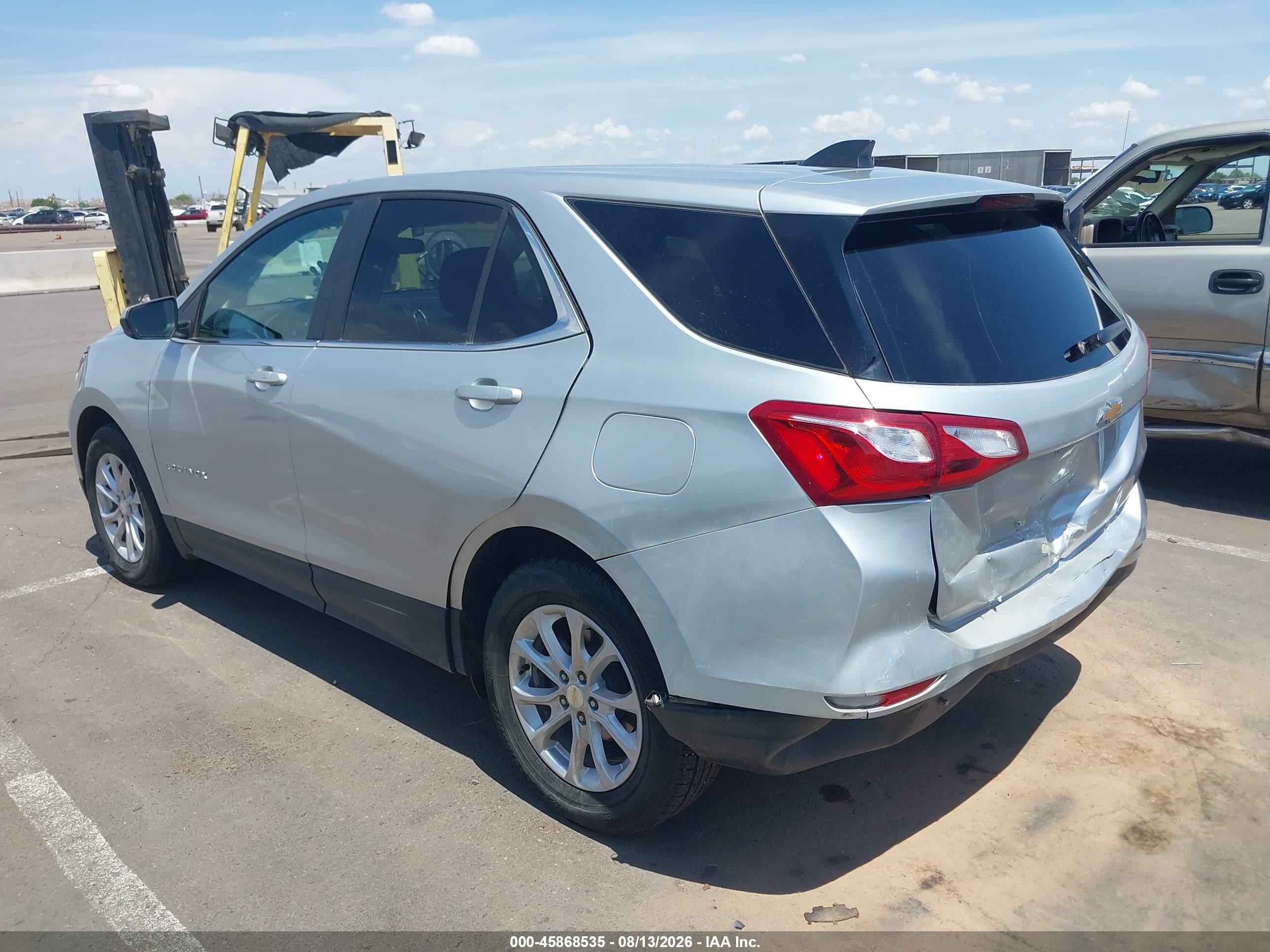 2021 Chevrolet Equinox Awd Lt Silver vin: 3GNAXUEV5MS102301