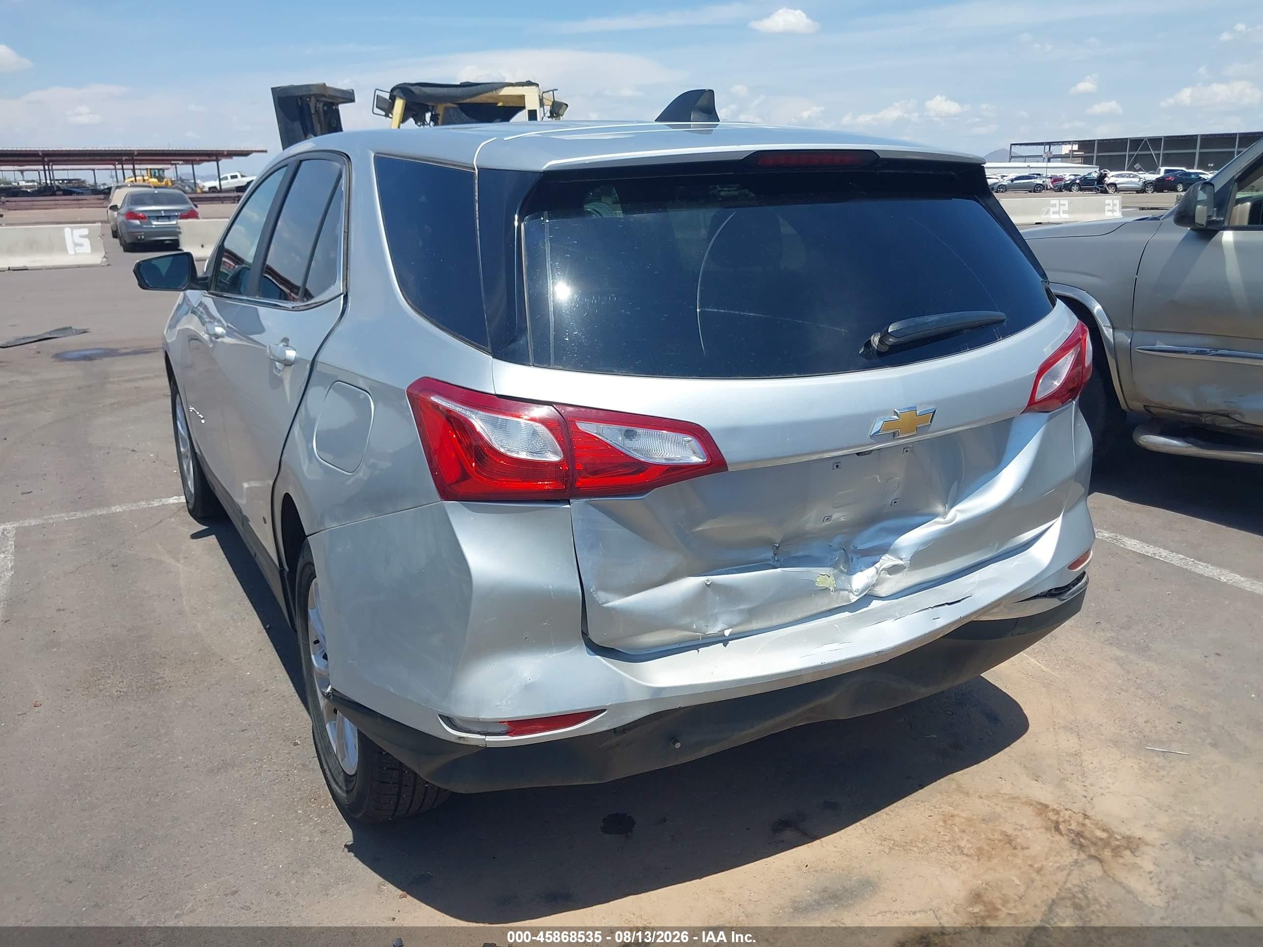 2021 Chevrolet Equinox Awd Lt Silver vin: 3GNAXUEV5MS102301
