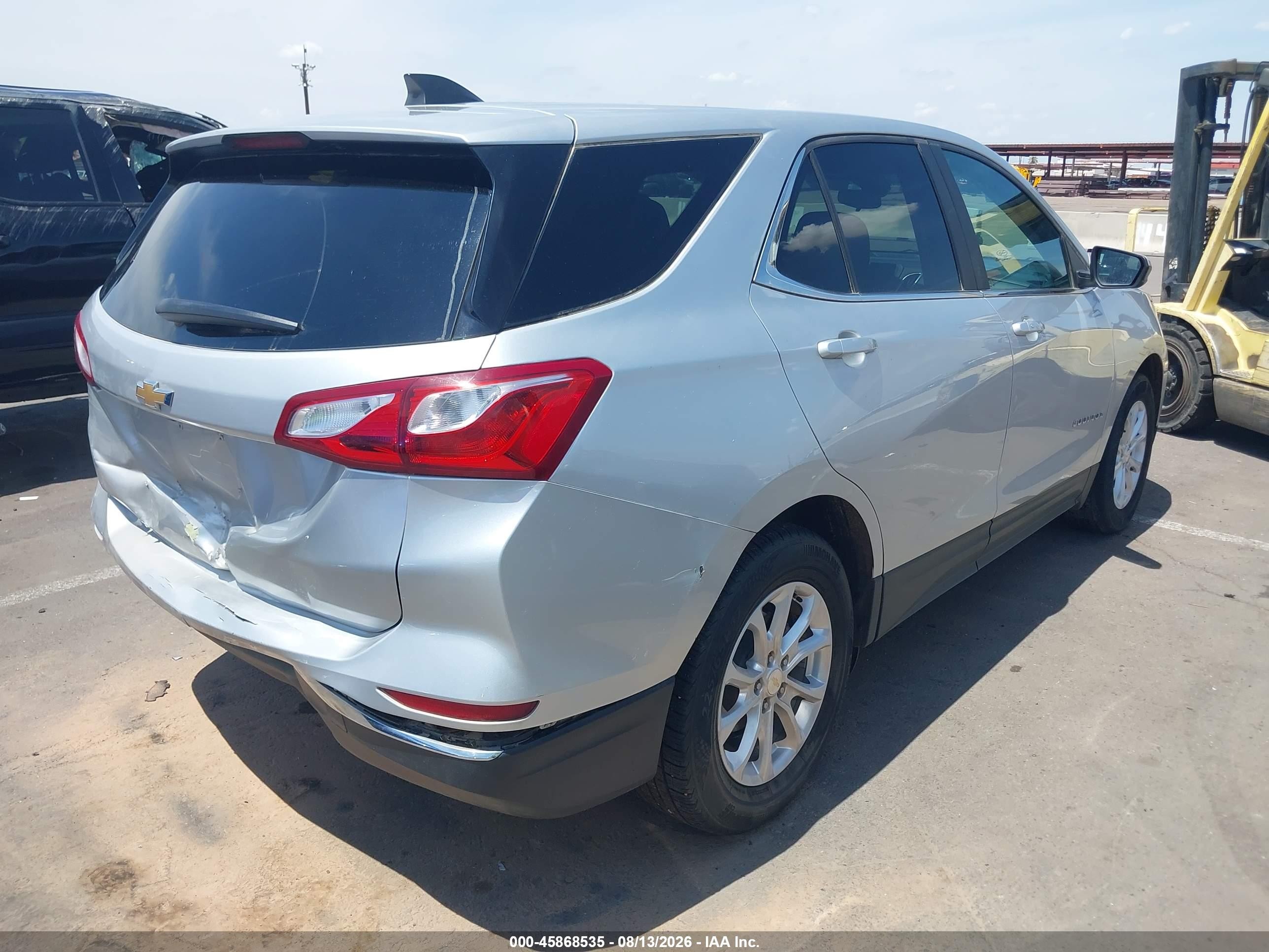 2021 Chevrolet Equinox Awd Lt Silver vin: 3GNAXUEV5MS102301