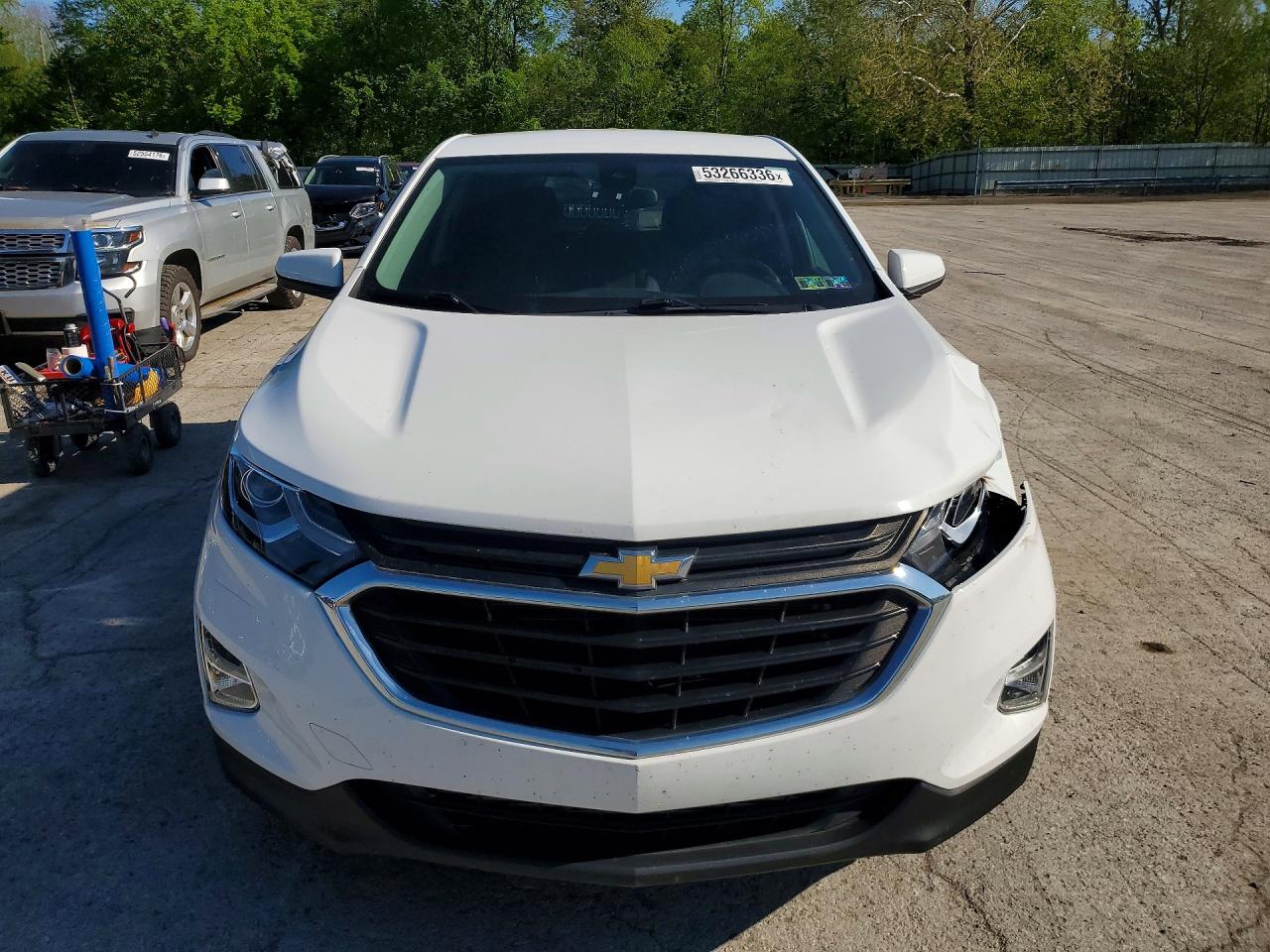 2021 Chevrolet Equinox Lt White vin: 3GNAXUEV6MS151698