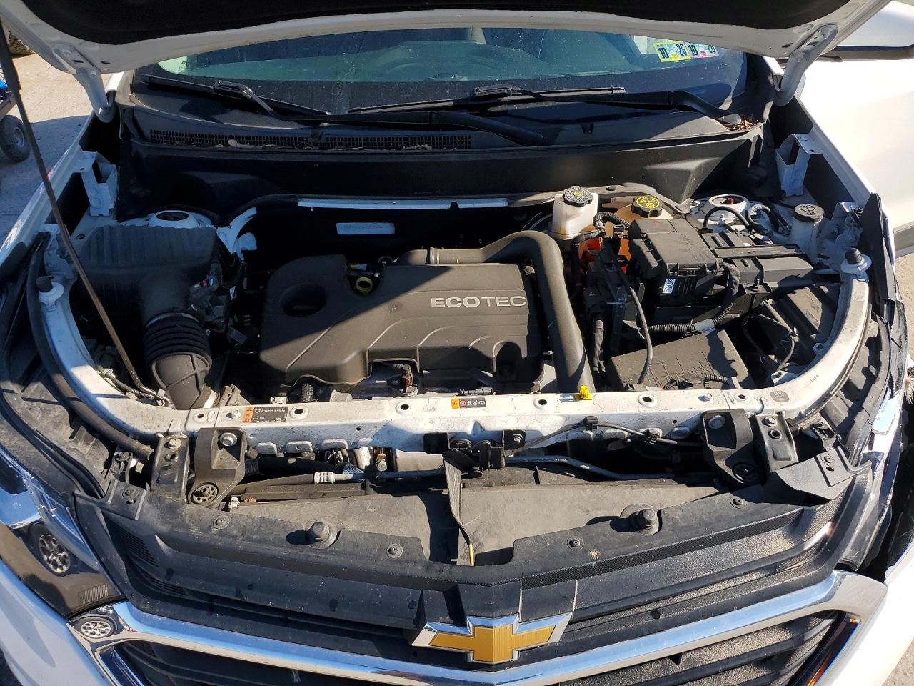 2021 Chevrolet Equinox Lt White vin: 3GNAXUEV6MS151698