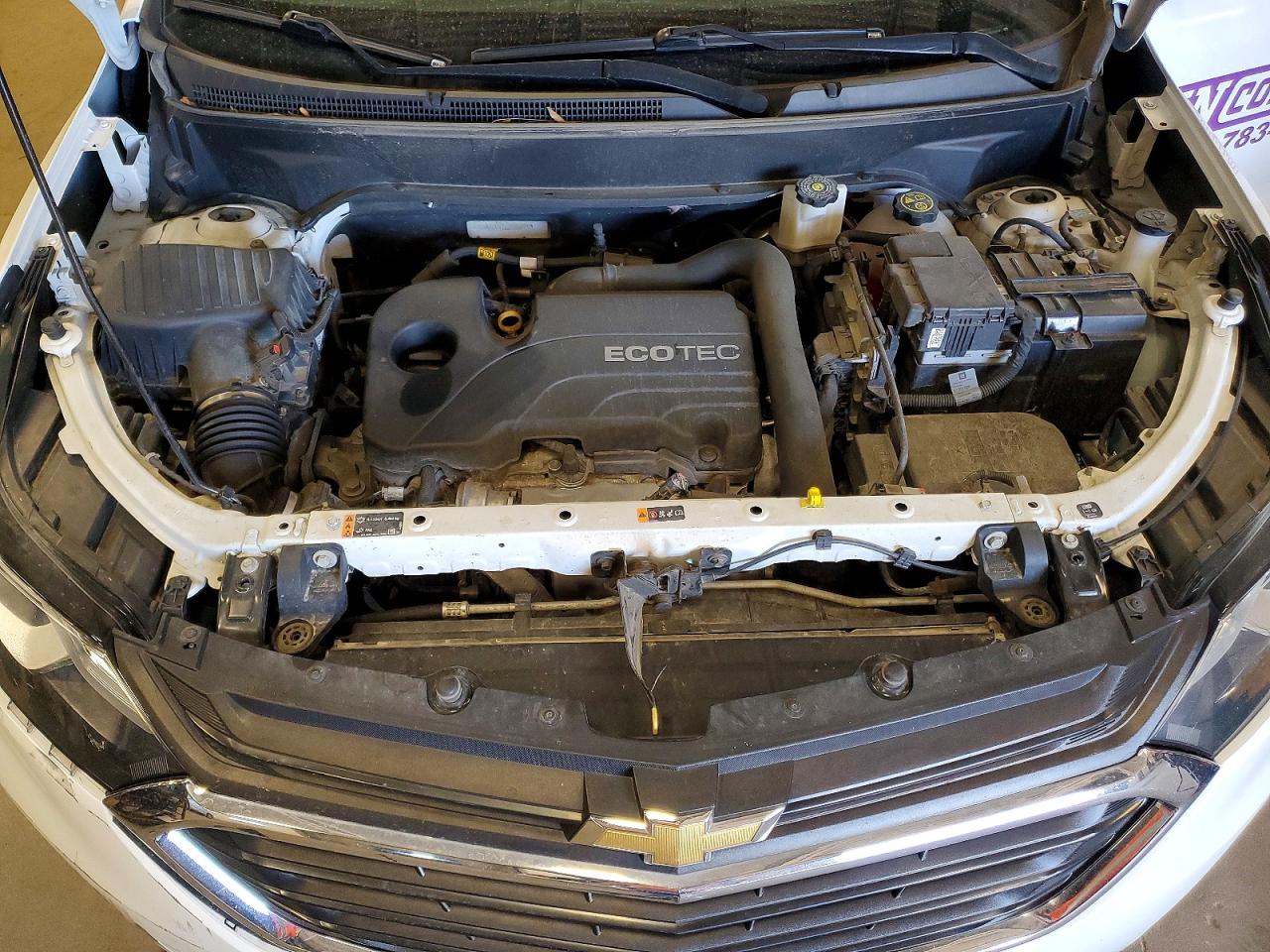 2020 Chevrolet Equinox Lt White vin: 3GNAXUEV7LS588866