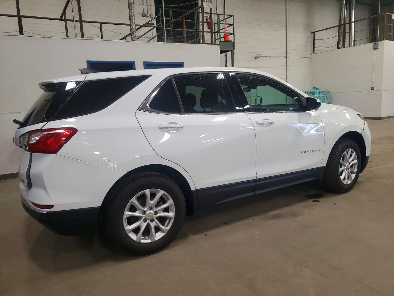 2020 Chevrolet Equinox Lt White vin: 3GNAXUEV7LS588866