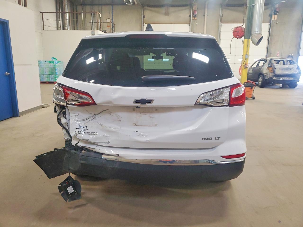 2020 Chevrolet Equinox Lt White vin: 3GNAXUEV7LS588866